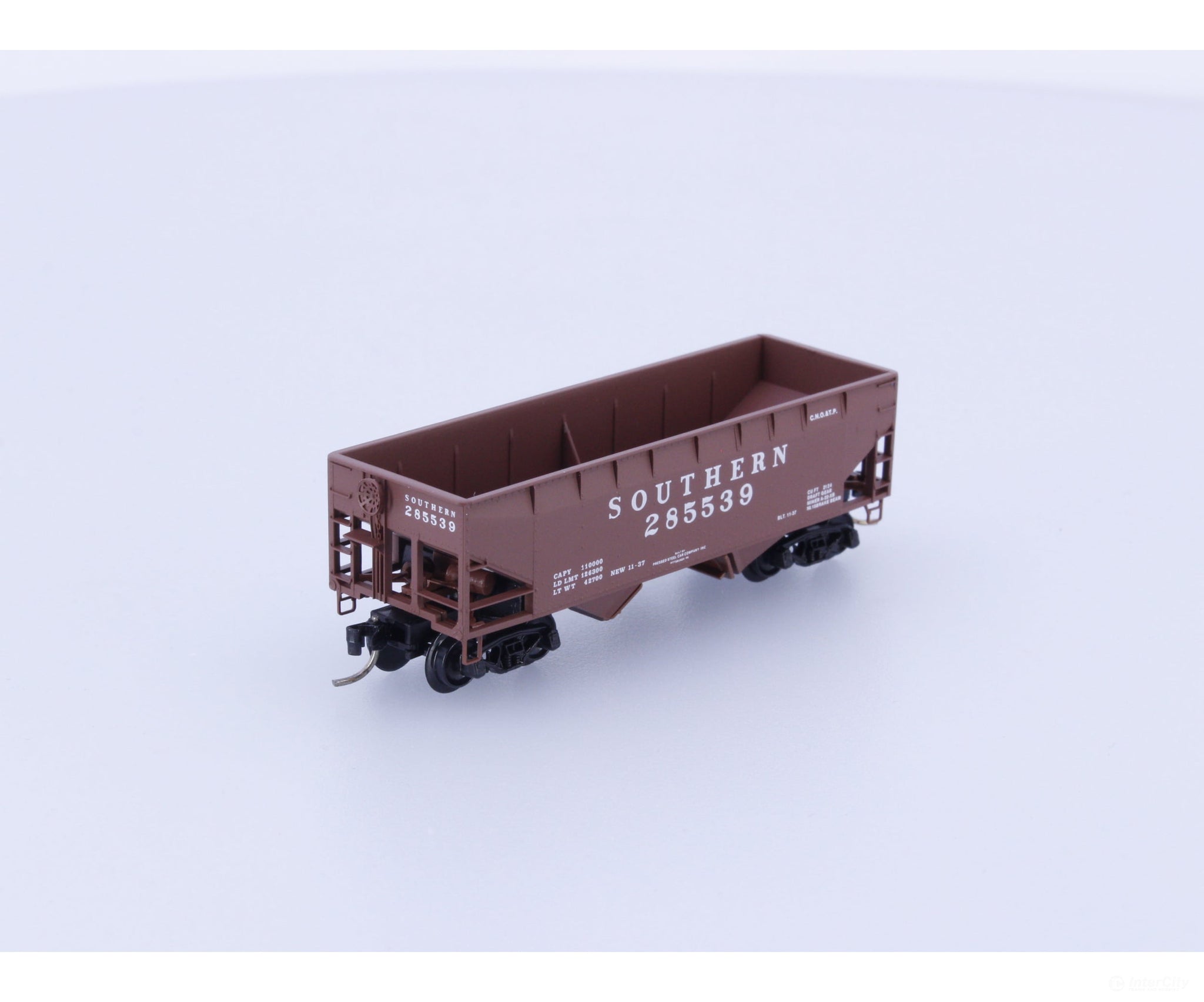 Micro Trains 55330 N Open Hopper 2-Bay Offset Side Southern Southern Railway (SOU) 285539 Freight Cars