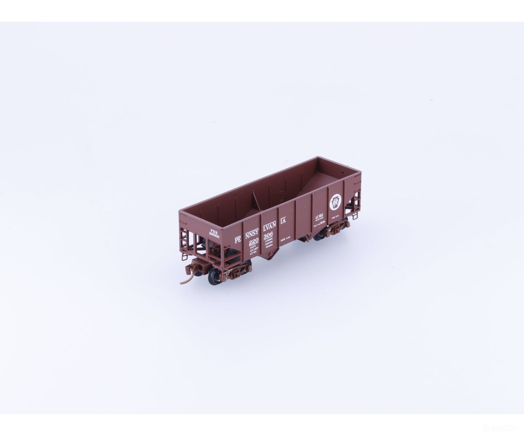 Micro Trains 56060 N 2 Bay 33’ Open Hopper Rib Side Pennsylvania Railroad (PRR) 220306 - Freight Cars
