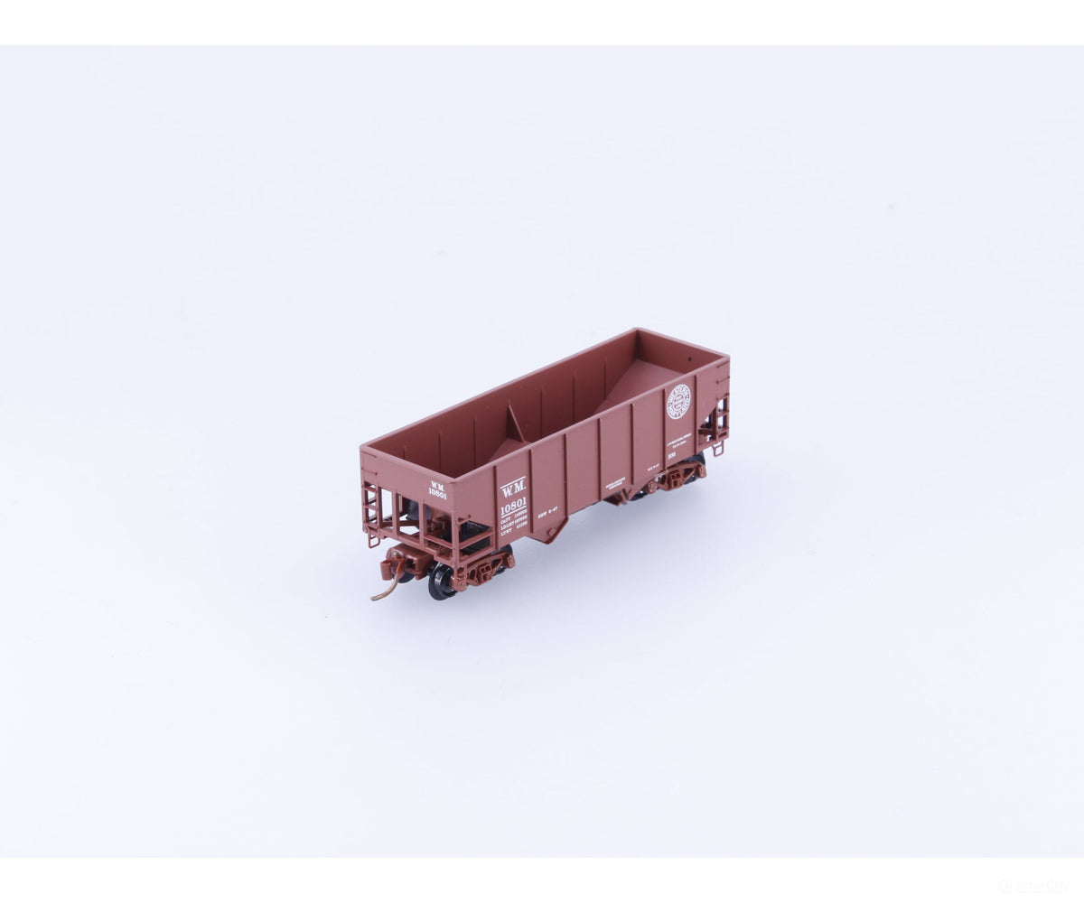 Micro Trains 56090 N 2-Bay 33’ Open Hopper Western Maryland (WM) 10801 - Freight Cars