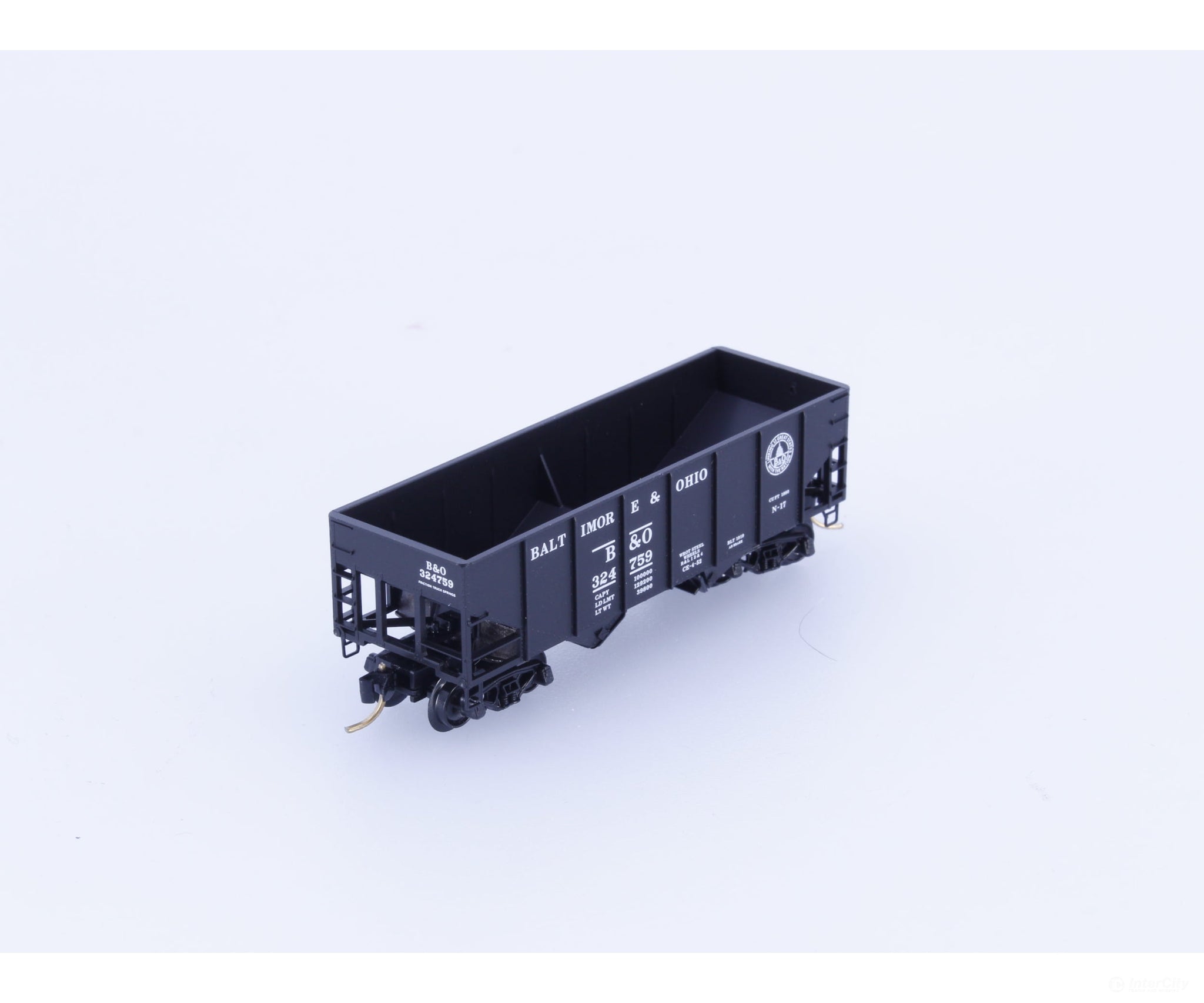 Micro Trains 56310 N 33’ 2 Bay Rib Side Hopper Baltimore and Ohio (BO) 324759 Freight Cars