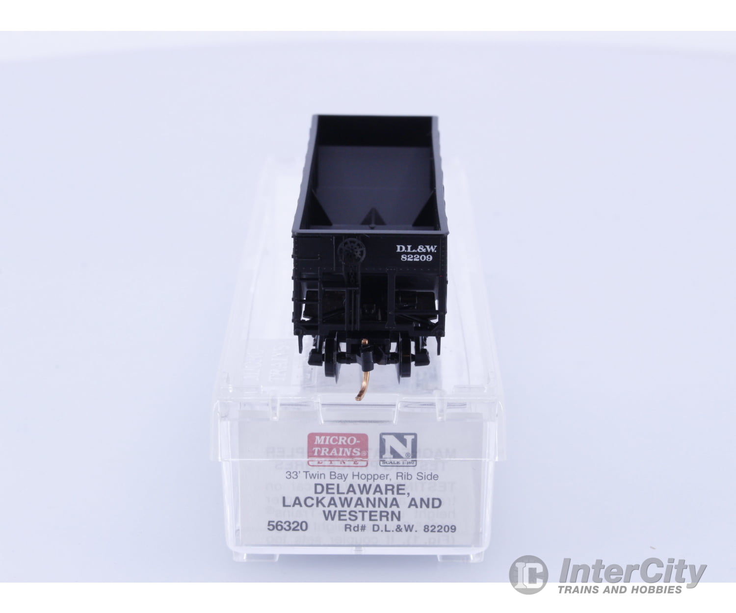 Micro Trains 56320 N Open Hopper 2-Bay USRA 55 Ton Erie Lackawanna (EL) 82209 Freight Cars
