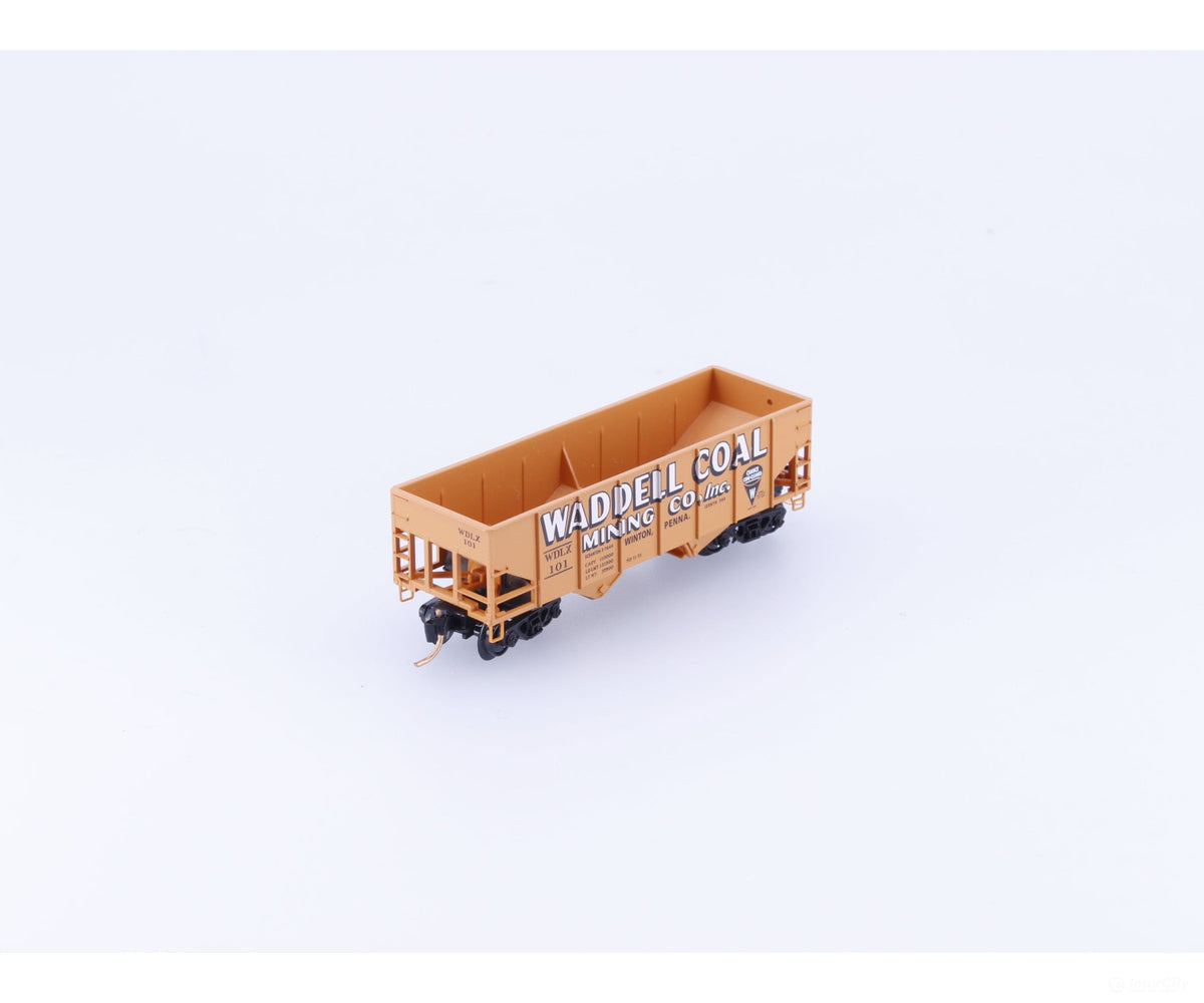 Micro Trains 56350 N 2 Bay 33’ Open Hopper Waddell Coal (WDLX) 101 - Freight Cars