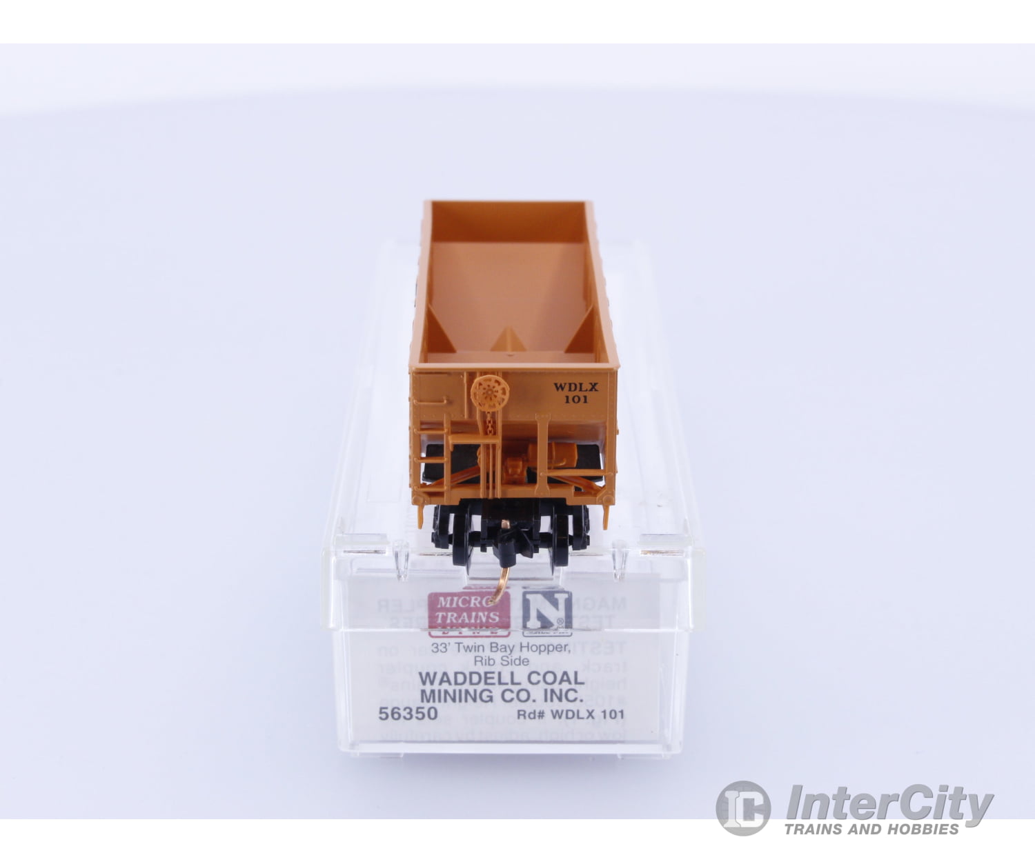 Micro Trains 56350 N Open Hopper 2-Bay USRA 55 Ton Waddell Coal WDLX 101 Freight Cars