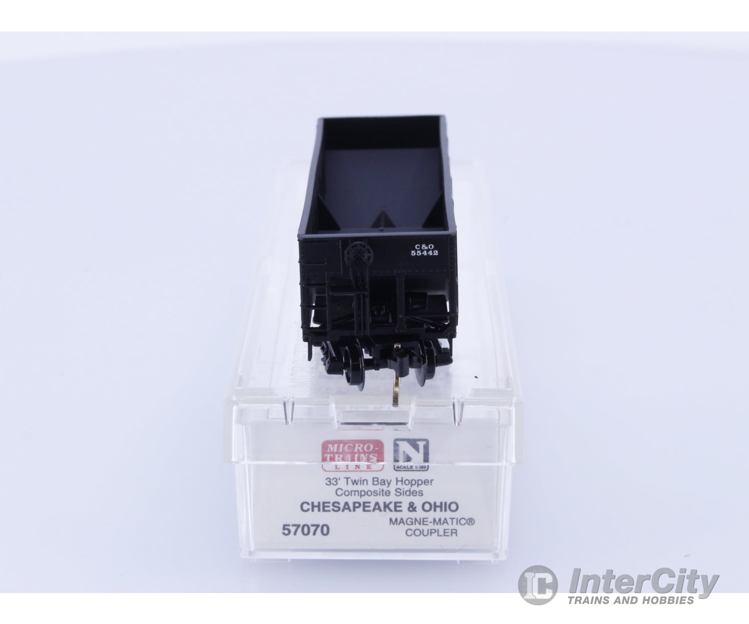 Micro Trains 57070 N Open Hopper 2-Bay Composite Chesapeake & Ohio C&O Chesapeake and Ohio (CO) 55442 Freight Cars