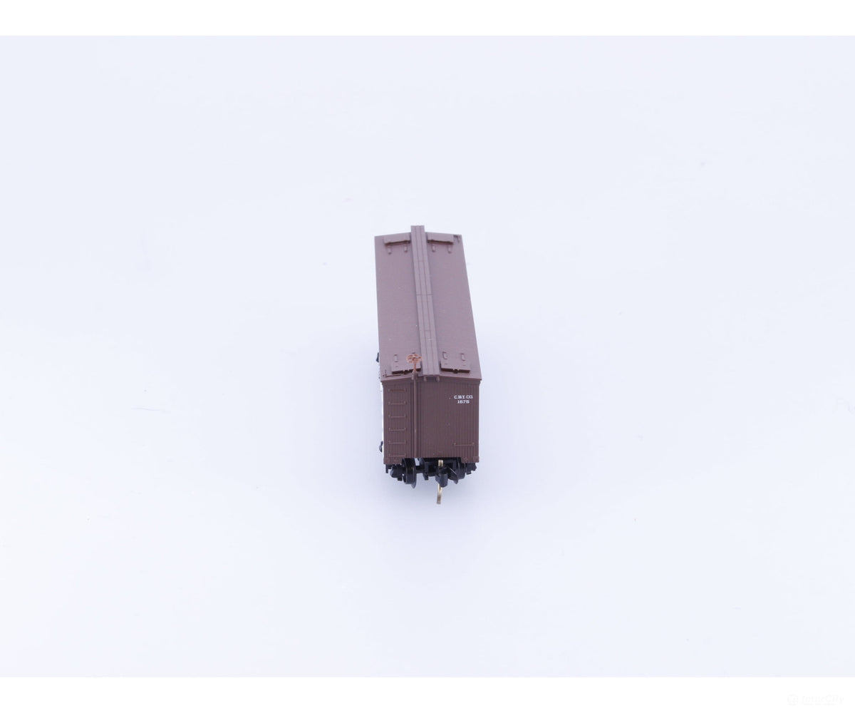 Micro Trains 58020 N 36’ Wood Sheathed Reefer S&S Co. (CBTCO) 1675 - Freight Cars