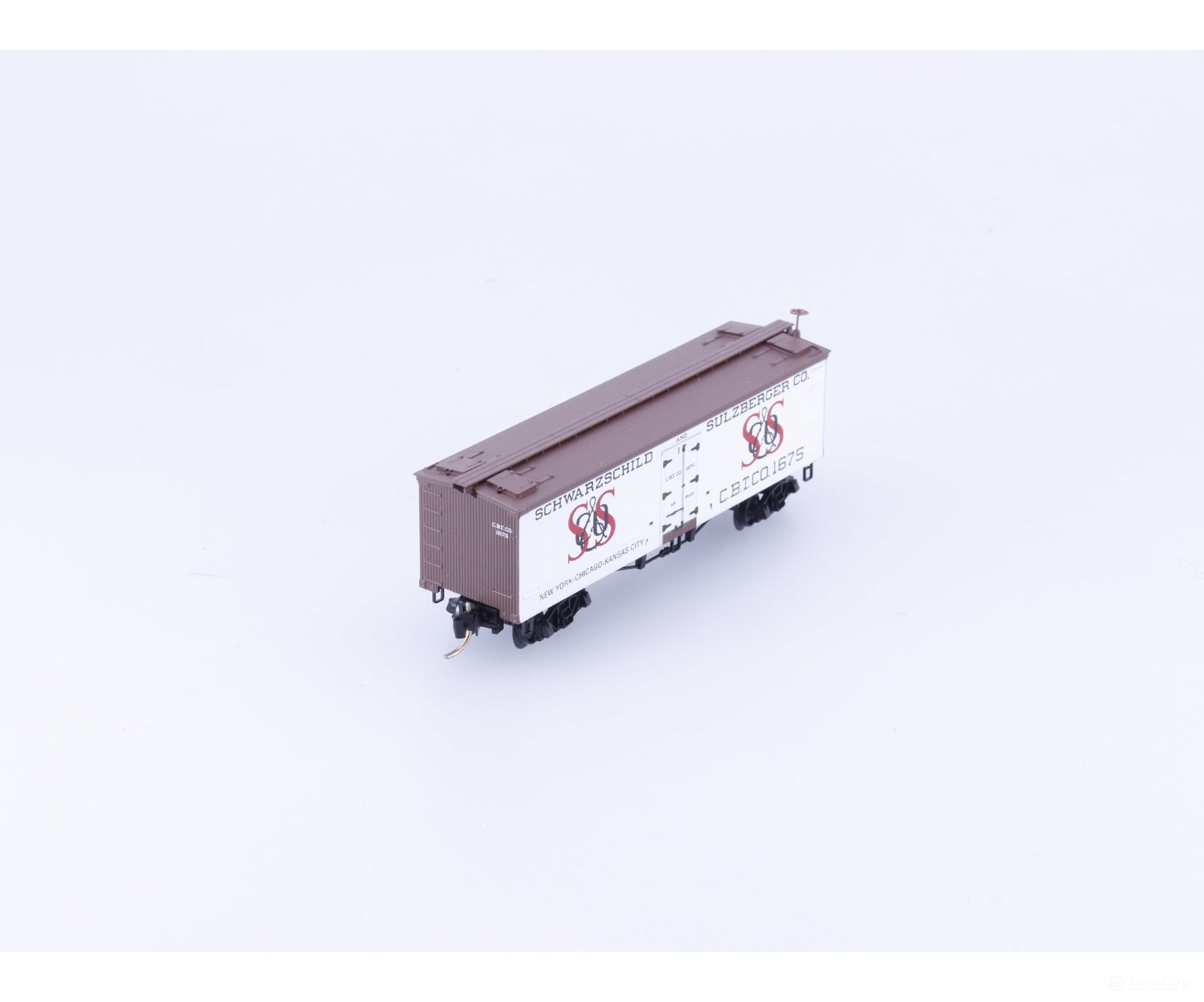 Micro Trains 58020 N 36’ Wood Sheathed Reefer S&S Co. (CBTCO) 1675 - Freight Cars