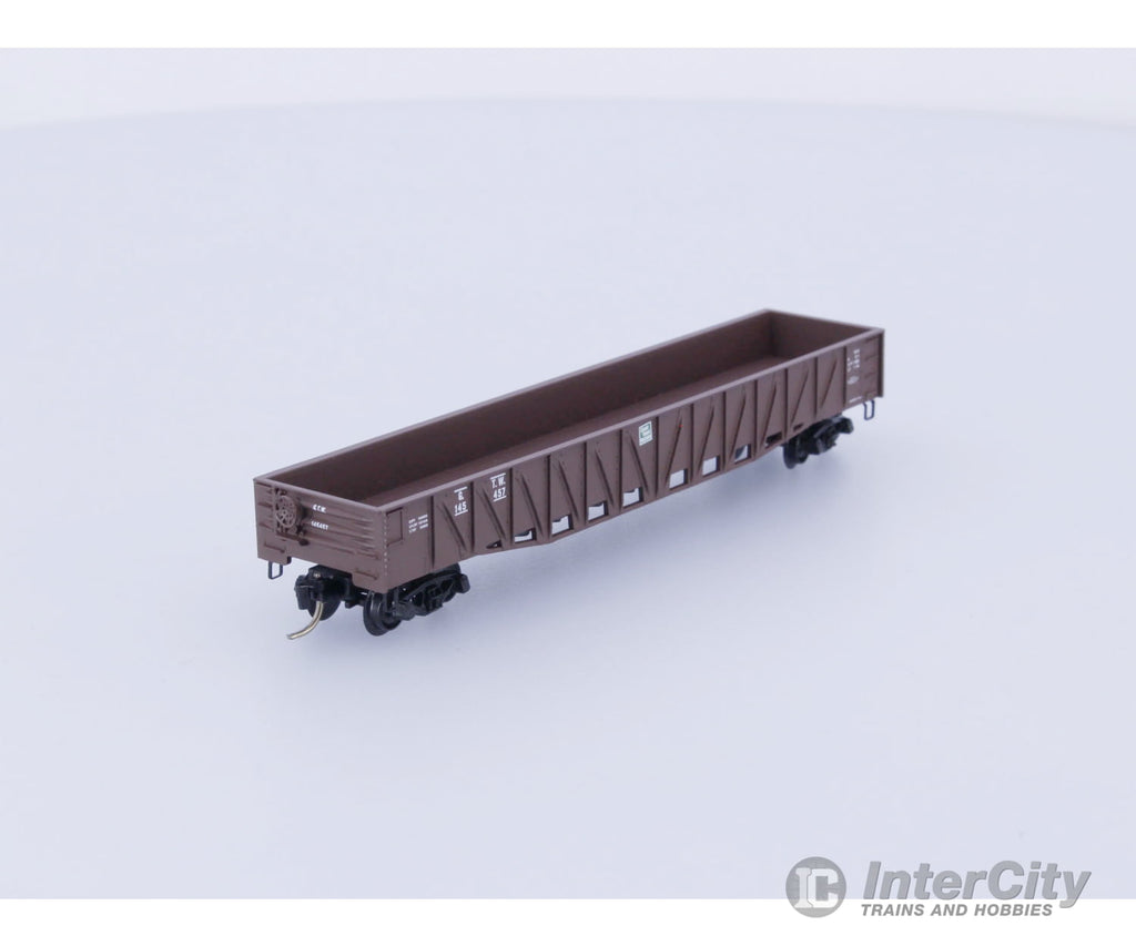 Micro Trains 63010 N Gondola 50’ Composite Grand Trunk Western Railroad (GTW) 145457 Freight Cars
