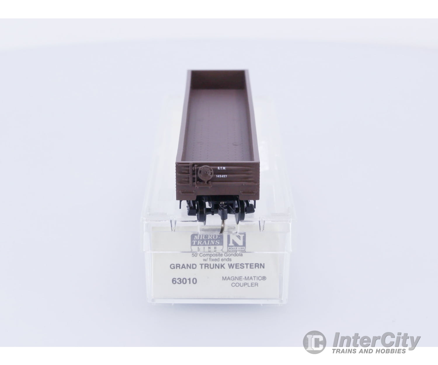 Micro Trains 63010 N Gondola 50’ Composite Grand Trunk Western Railroad (GTW) 145457 Freight Cars