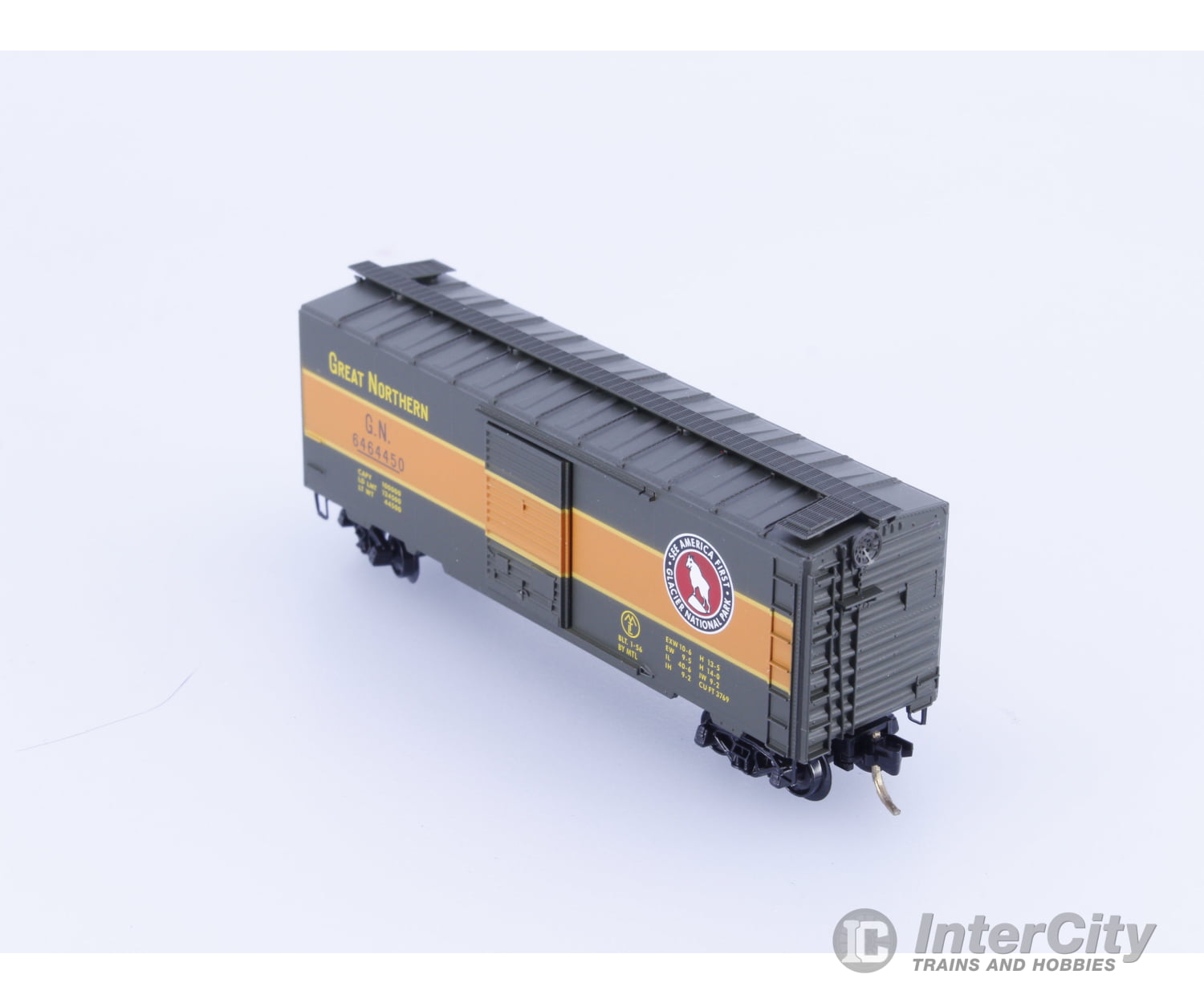 Micro Trains 6464-450 N 40’ Single Door Boxcar 6464 Collectors Series Great Northern (GN) 6464450 Freight Cars