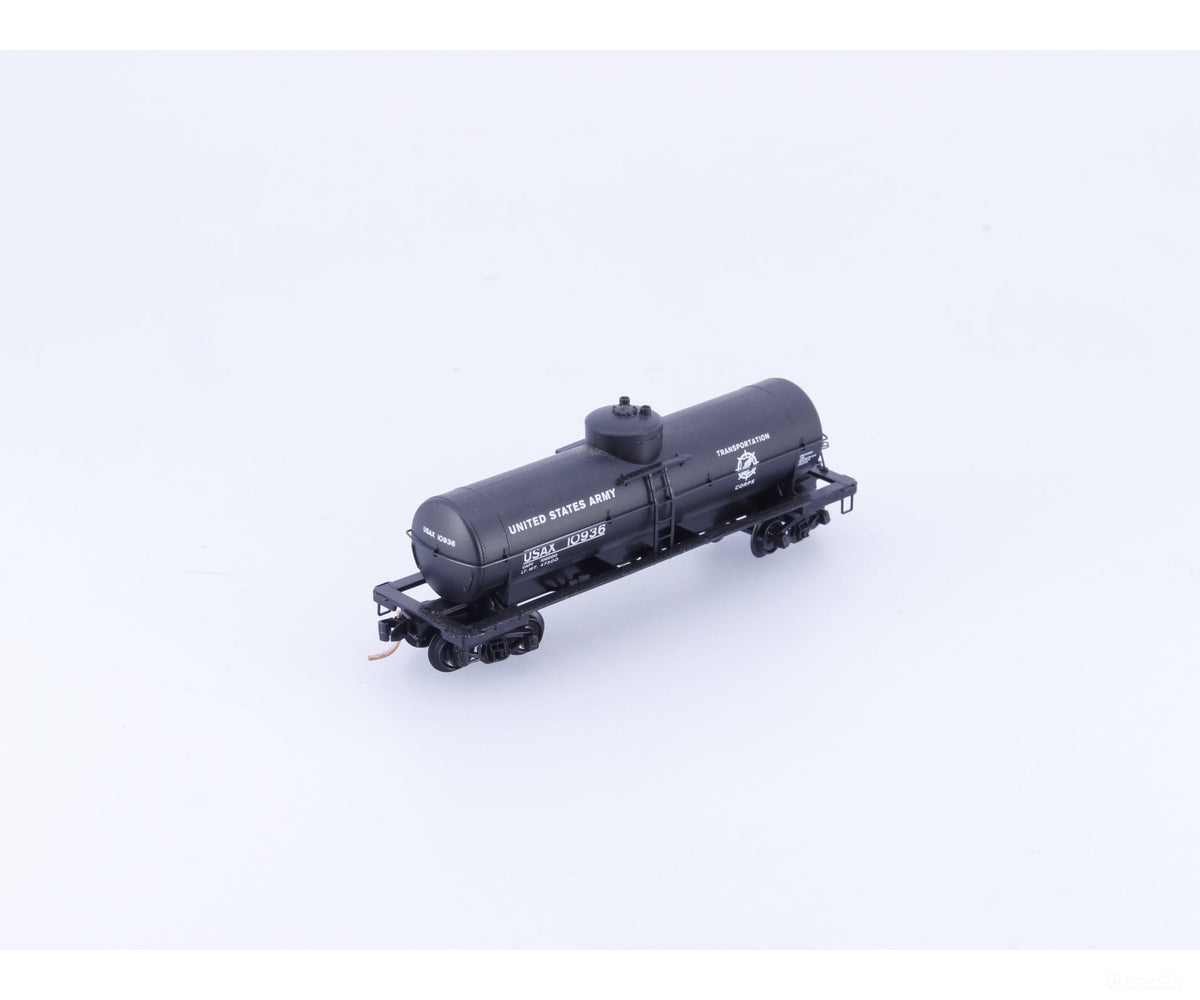 Micro Trains 65370 N 39’ Single Dome Tank Car #2 United States Army (USAX) 10936 - Freight Cars