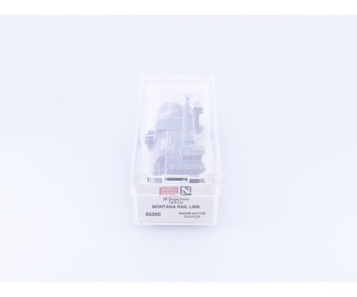 Micro Trains 65390 N 39’ Single Dome Tank Car Montana Rail Link (MRL) 100015 - Freight Cars