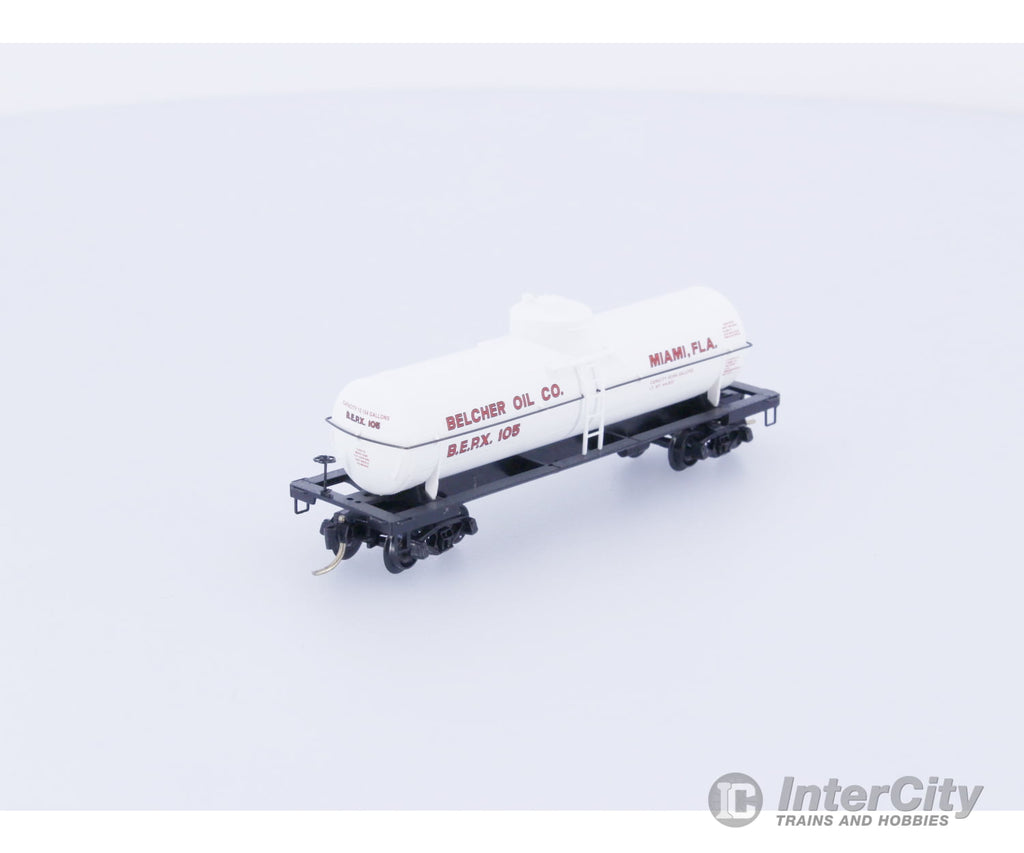 Micro Trains 65420 N Tank Car Single Dome 39’ Belcher Oil BERX 105 (#1) Freight Cars