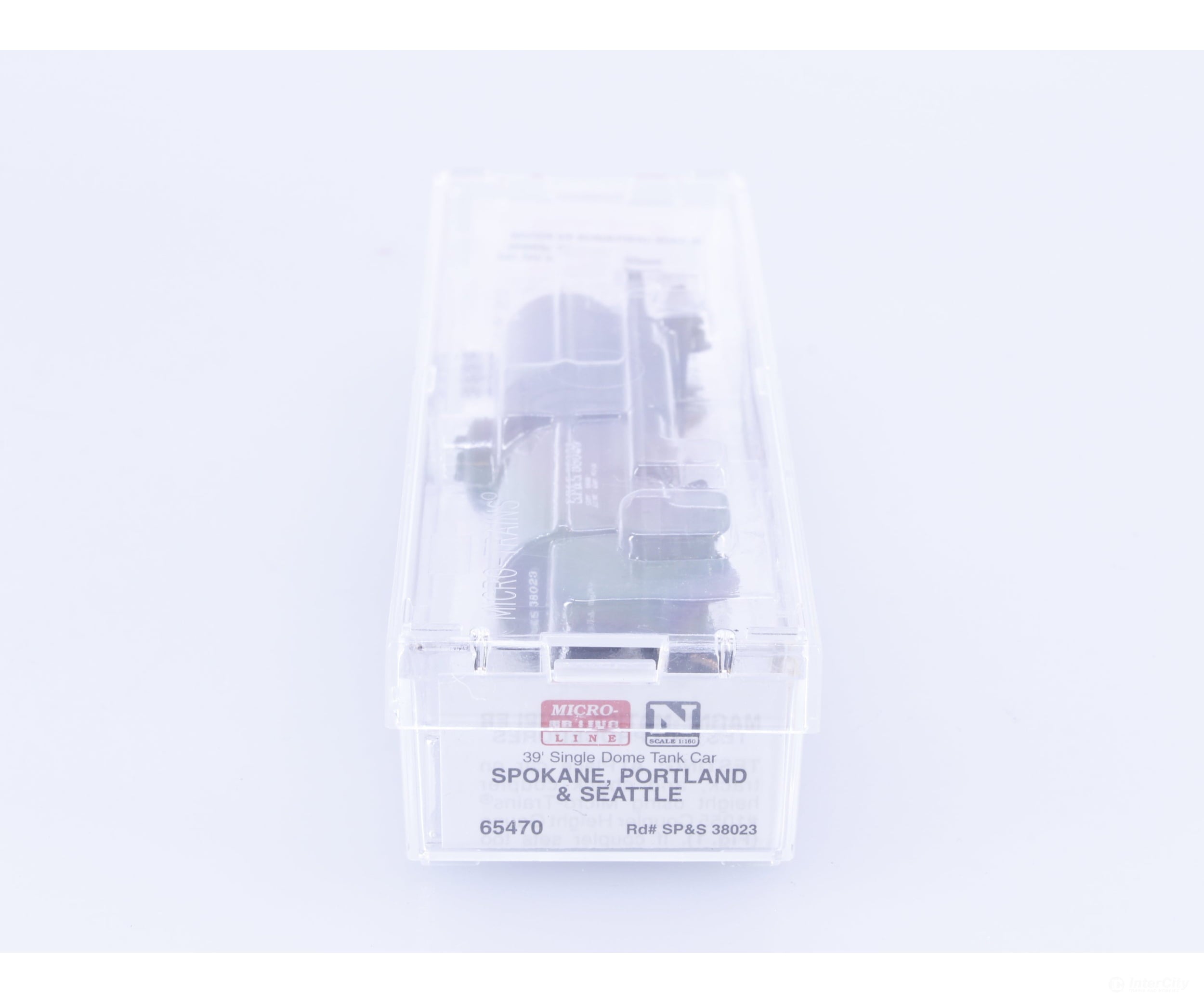 Micro Trains 65470 N 39’ Single Dome Tank Car Spokane Portland and Seattle (SPS) 38023 Freight Cars