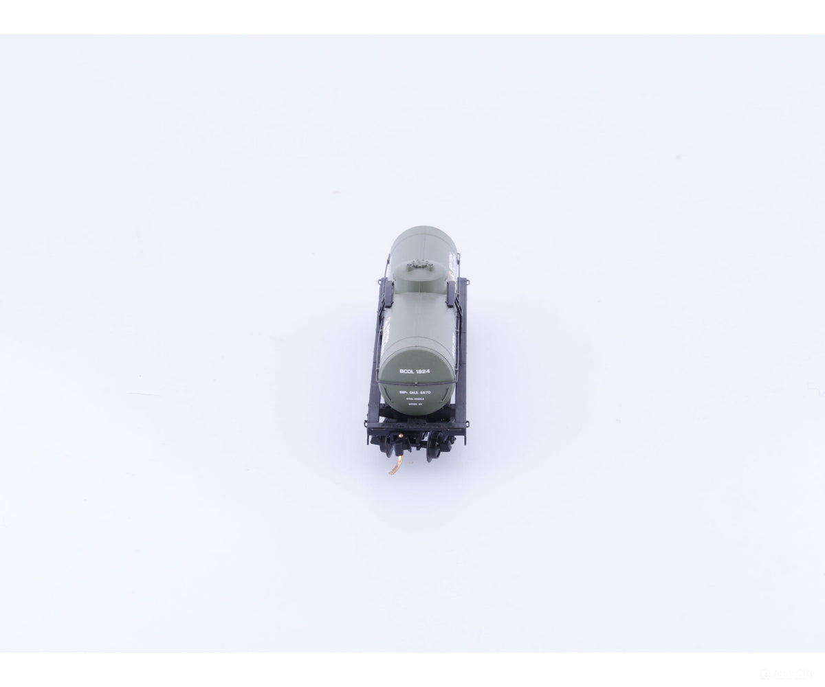 Micro Trains 65530 N 39’ Single Dome Tank Car British Columbia Railway (BCOL) 1924 - Freight Cars