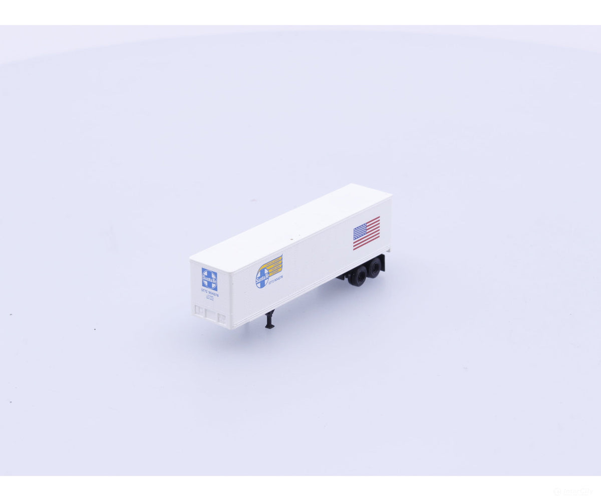 Micro Trains 66100 N 40’ Trailer (SFTZ) Atchison Topeka and Santa Fe (ATSF) 904078 - Freight Cars