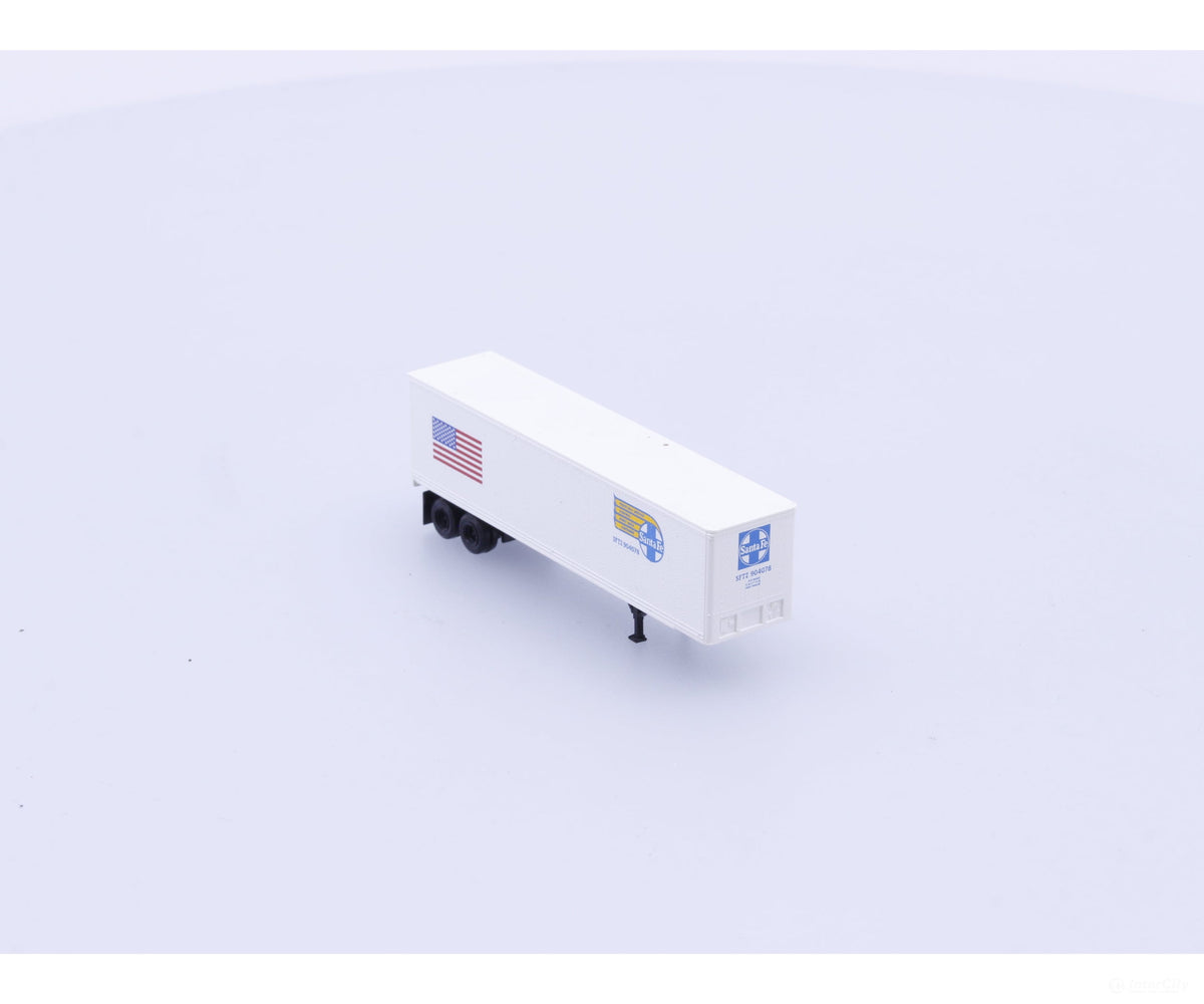Micro Trains 66100 N 40’ Trailer (SFTZ) Atchison Topeka and Santa Fe (ATSF) 904078 - Freight Cars