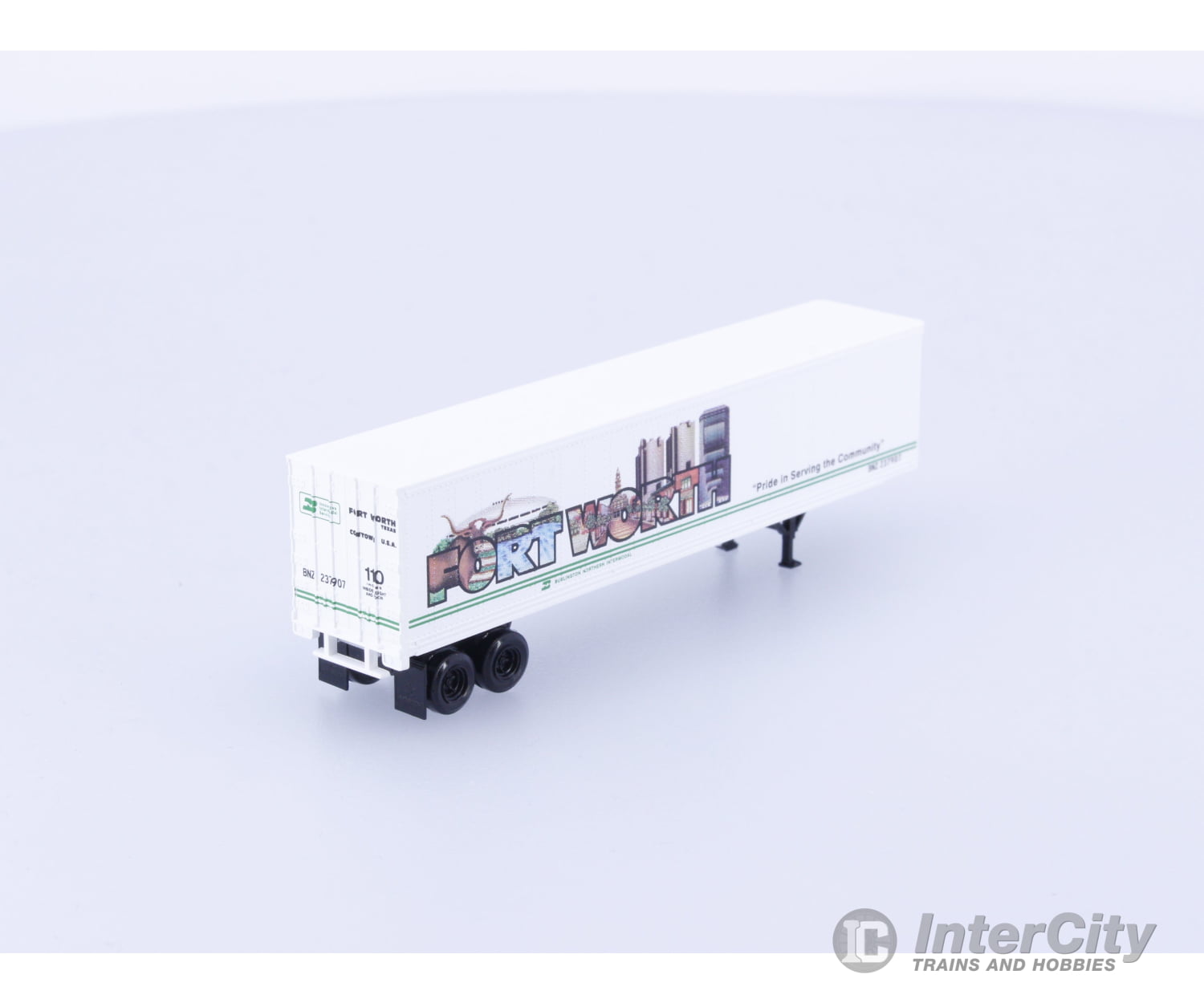 Micro Trains 67160 N Trailer 45’ Box BN Intermodal Fort Worth Burlington Northern (BN) 237907 Freight Cars