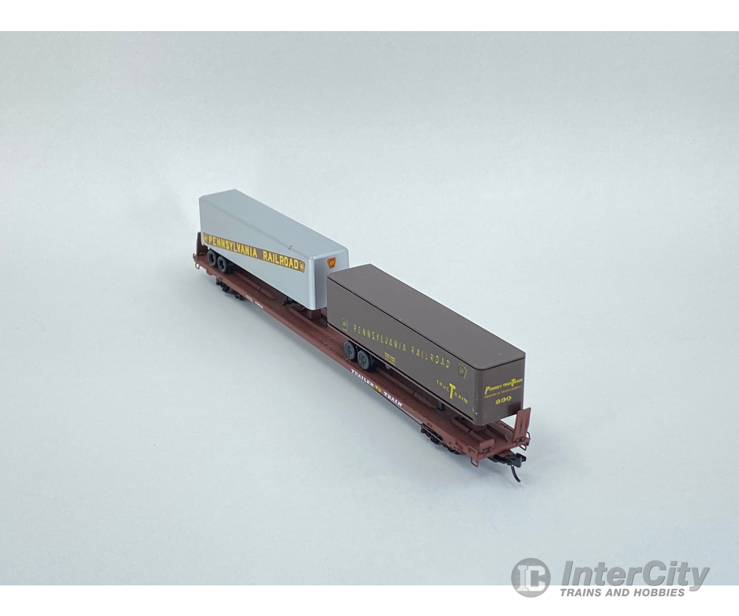 Micro Trains 71040 N 89 4 Tofc Flat Car Missouri Pacific (Mp) 470618 Freight Loads & Containers