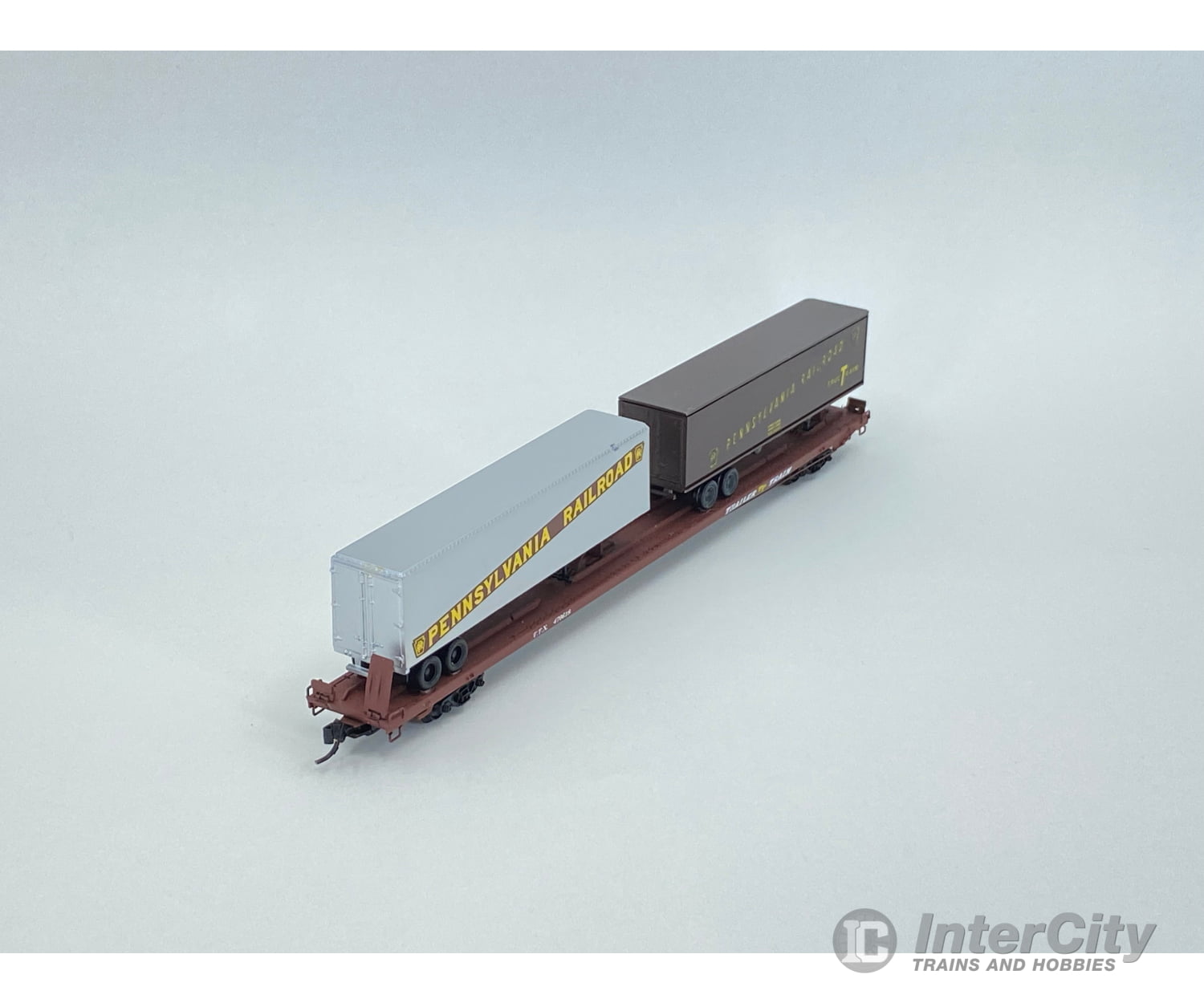 Micro Trains 71040 N 89 4 Tofc Flat Car Missouri Pacific (Mp) 470618 Freight Loads & Containers