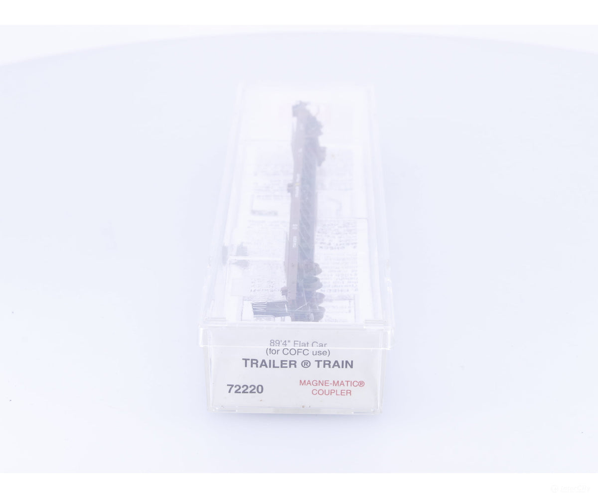 Micro Trains 72220 N 89’ 4’’ Flat Car (For COFC Use) Trailer Train TTX Corp. (TTX) 972210 - Freight Cars