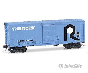 Micro Trains 73020 Mtl Micro-Trains Rock Island Ri 57607 40 Foot Single Door Boxcar Freight Cars