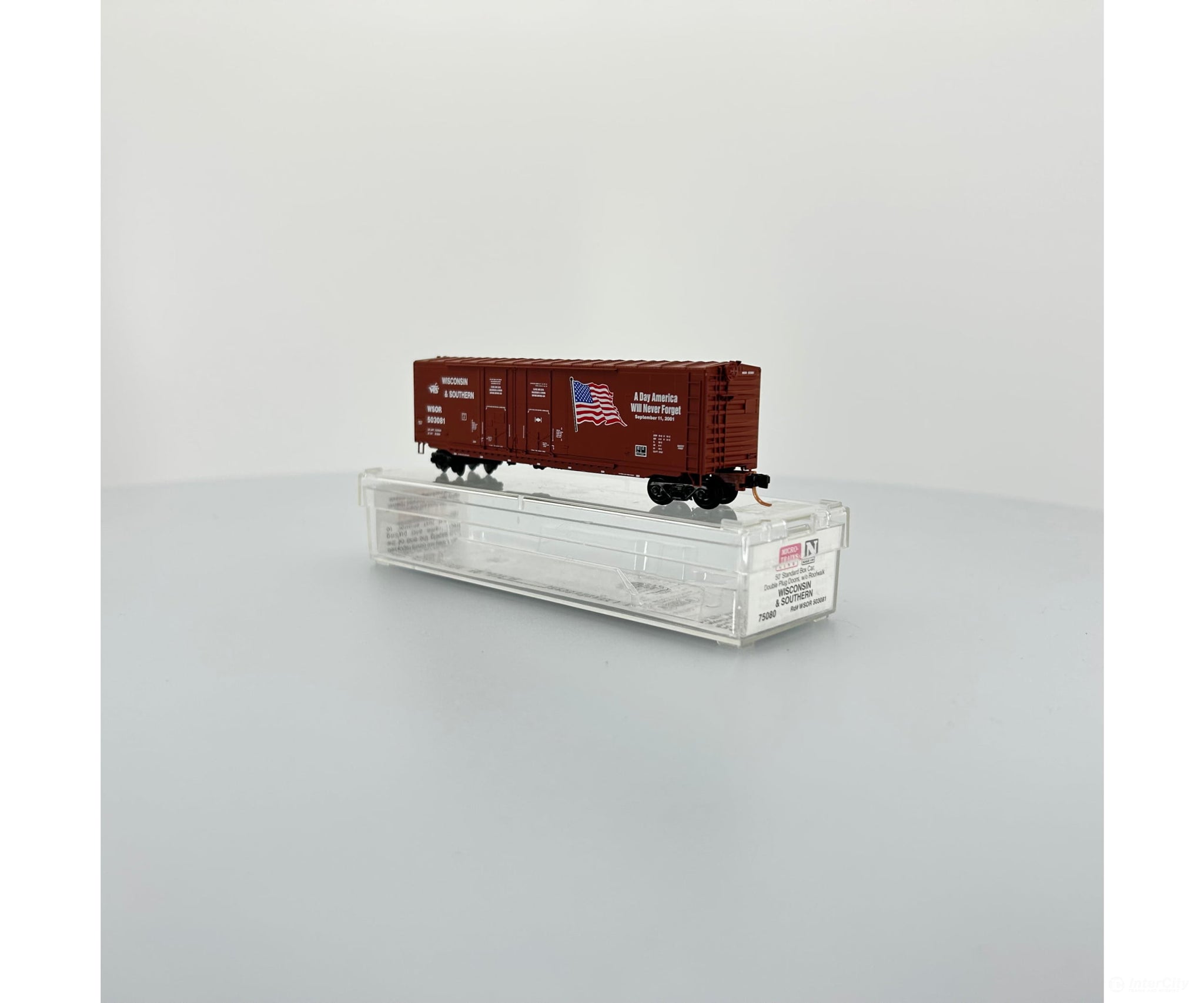 Micro Trains 75080 50 Double Plug Door Boxcar N Wisconsin And Southern Wsor 503081 Freight Cars
