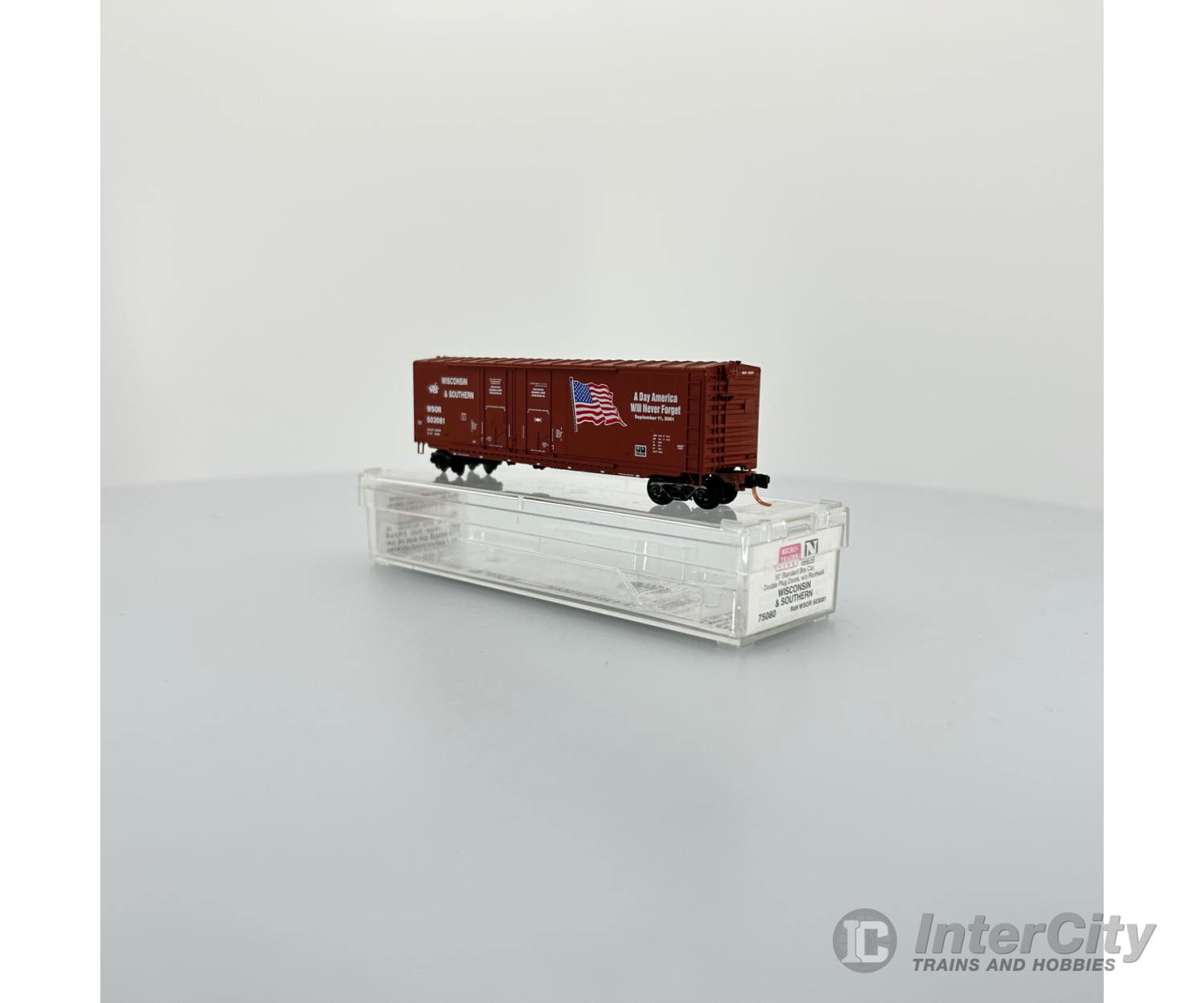 Micro Trains 75080 50 Double Plug Door Boxcar N Wisconsin And Southern Wsor 503081 Freight Cars