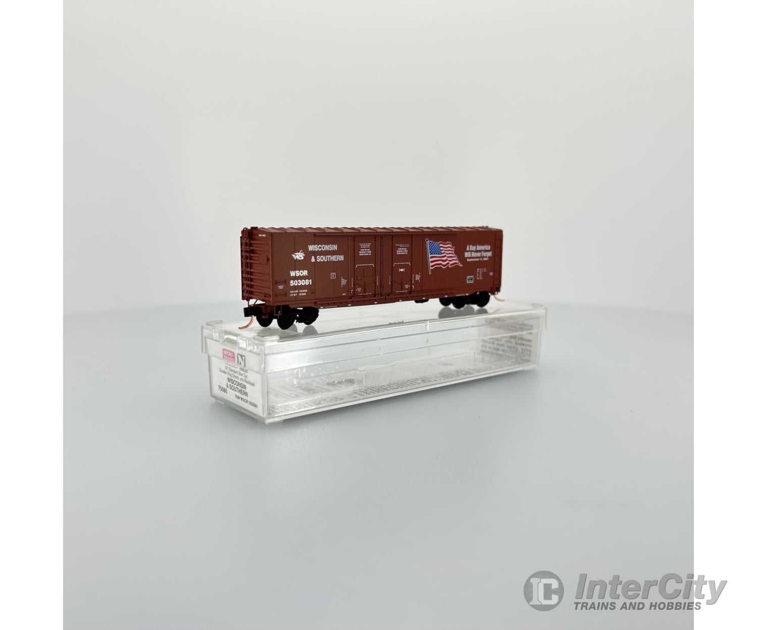 Micro Trains 75080 50 Double Plug Door Boxcar N Wisconsin And Southern Wsor 503081 Freight Cars