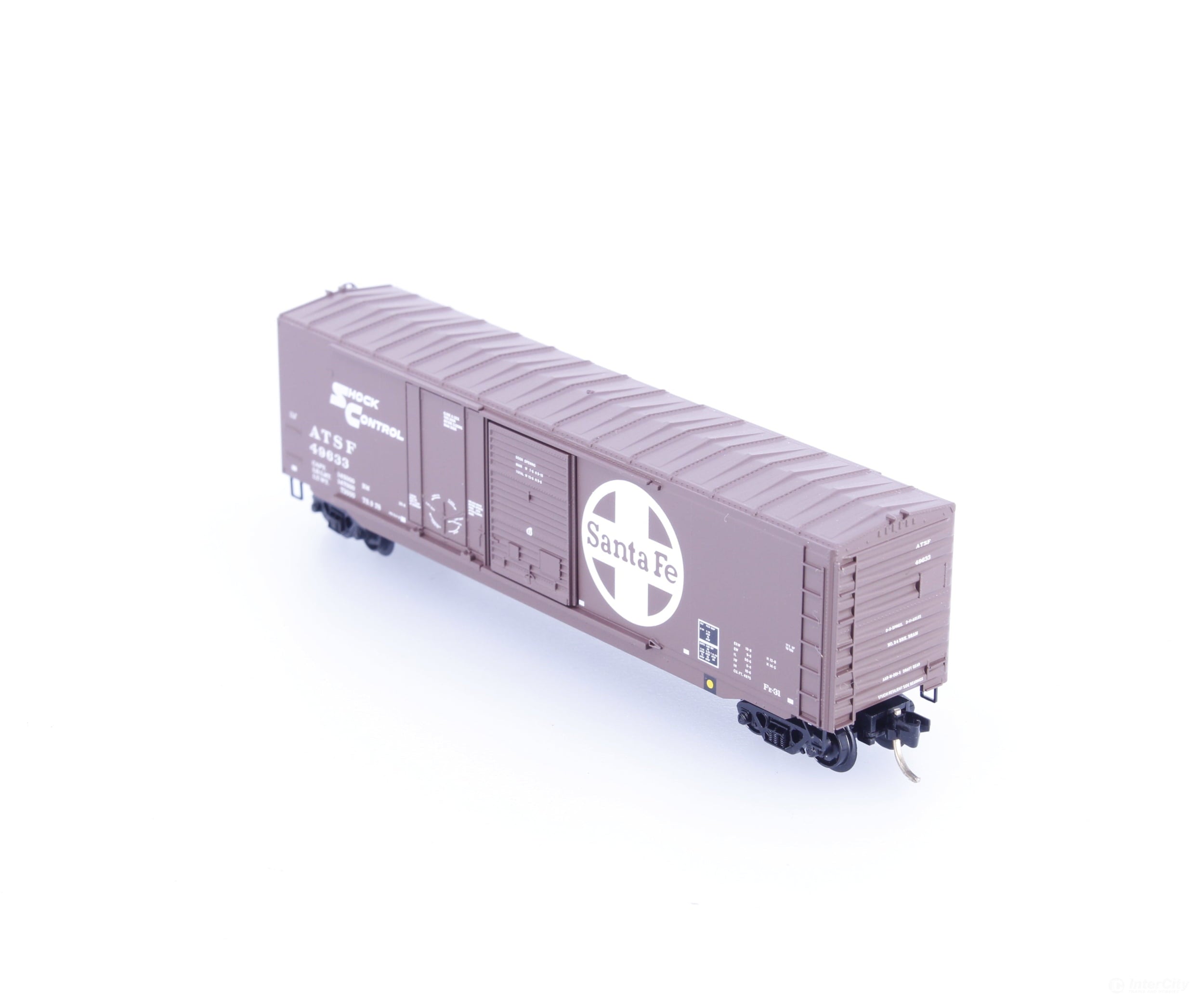 Micro Trains 76030 N 50’ Combination Door Box Car Atchison Topeka and Santa Fe (ATSF) 49633 - Freight Cars