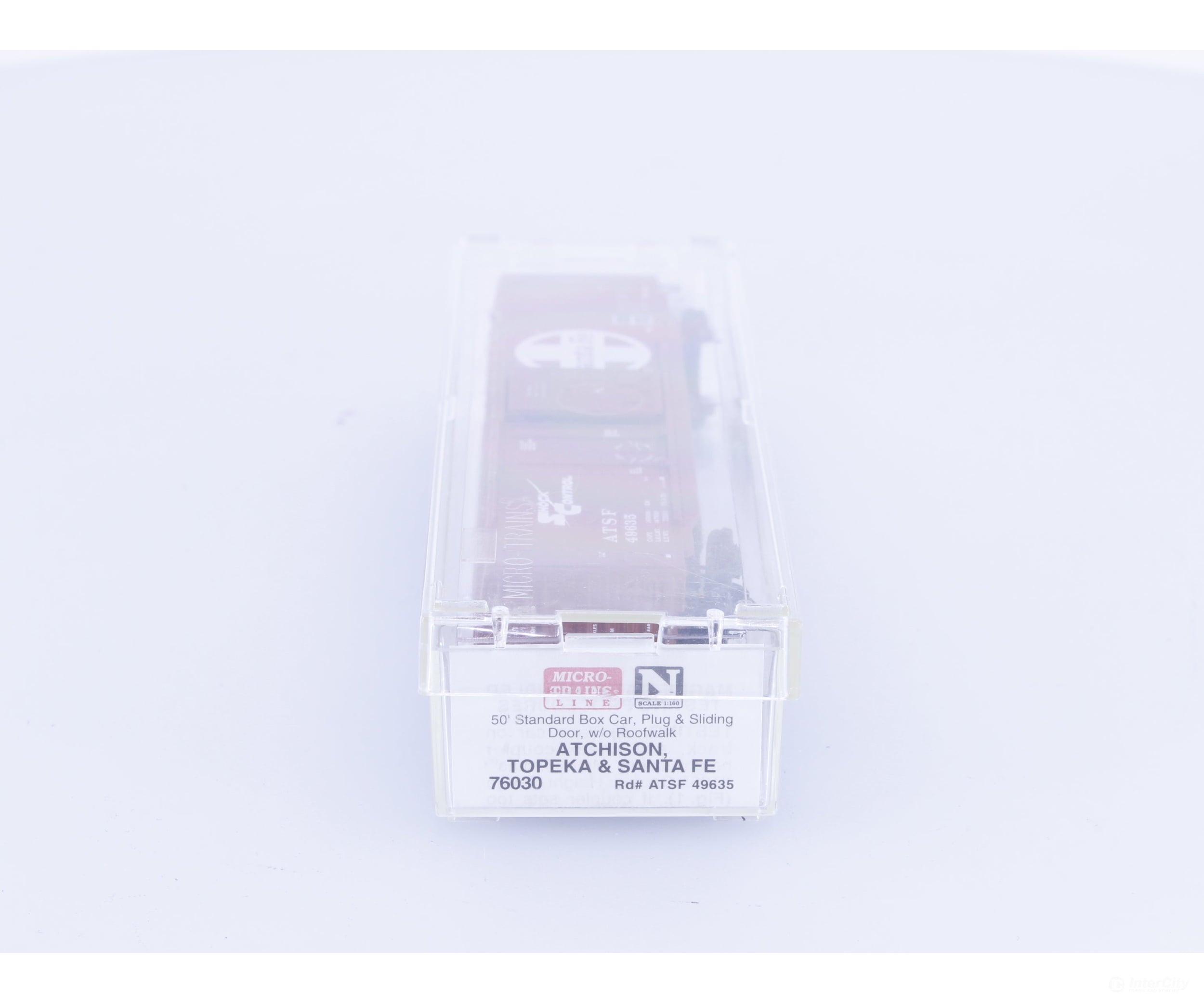 Micro Trains 76030 N 50’ Combination Door Box Car Atchison Topeka and Santa Fe (ATSF) 49635 - Freight Cars