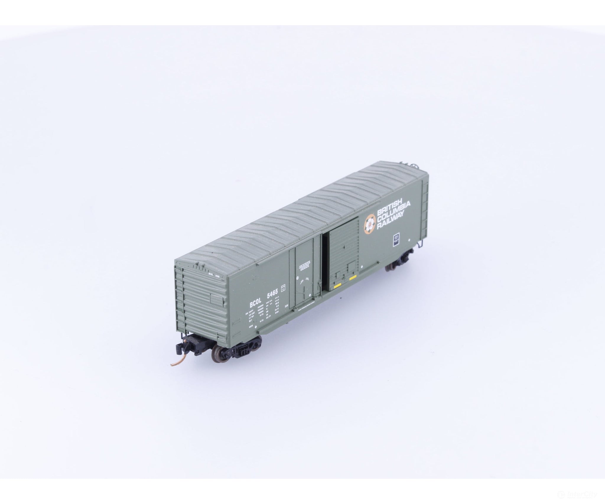 Micro Trains 76050 N 50’ Combination Door Boxcar #2 British Columbia Railway (BCOL) 5465 #2 - Freight Cars