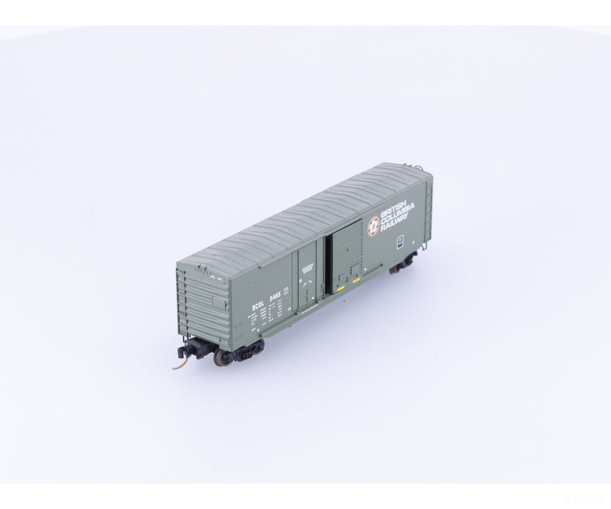 Micro Trains 76050 N 50’ Combination Door Boxcar #2 British Columbia Railway (BCOL) 5465 #2 - Freight Cars