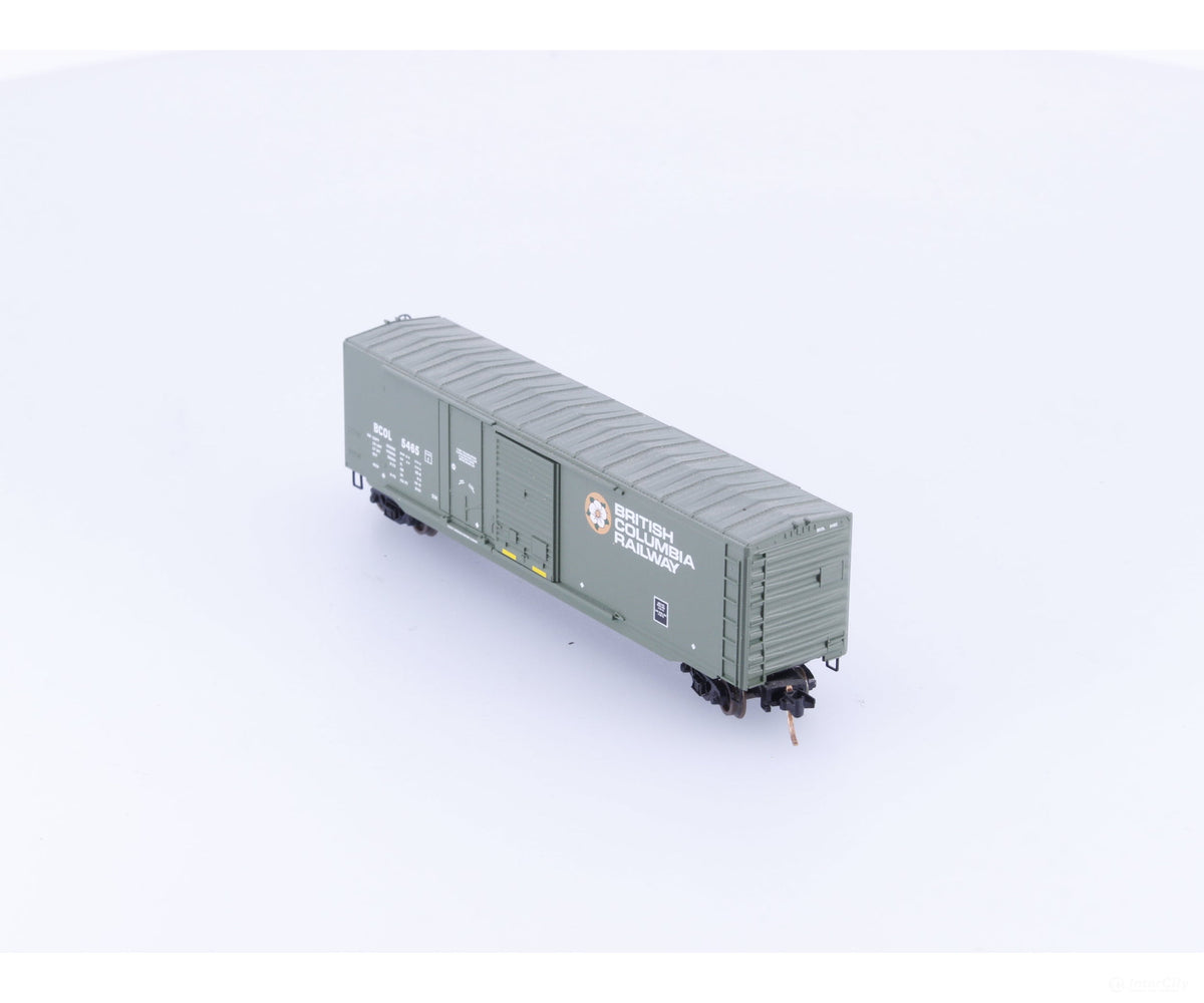 Micro Trains 76050 N 50’ Combination Door Boxcar #2 British Columbia Railway (BCOL) 5465 #2 - Freight Cars