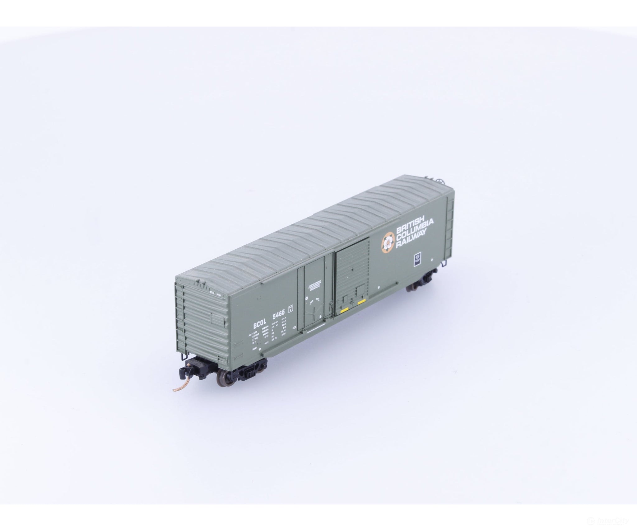 Micro Trains 76050 N 50’ Combination Door Boxcar #3 British Columbia Railway (BCOL) 5465 #3 - Freight Cars