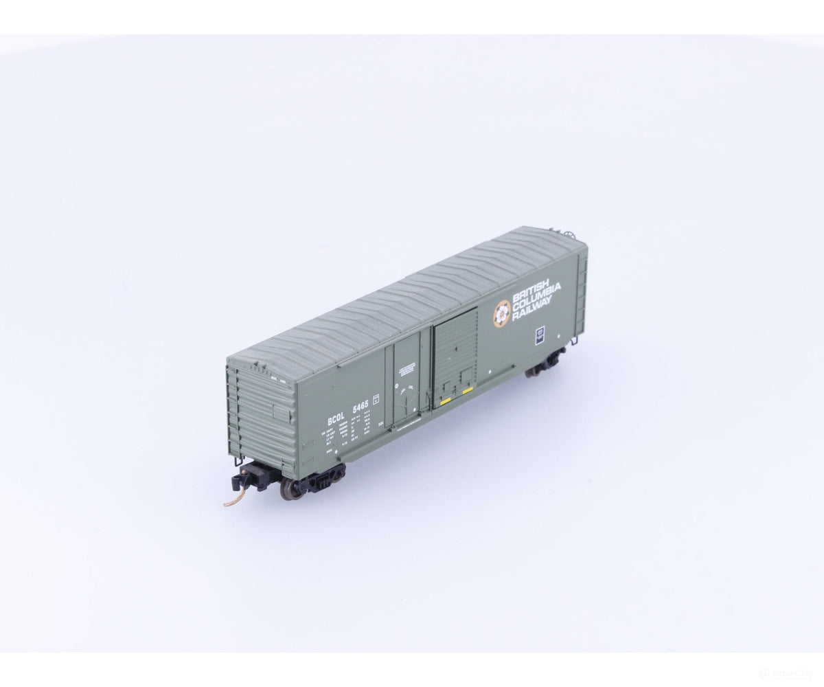 Micro Trains 76050 N 50’ Combination Door Boxcar #3 British Columbia Railway (BCOL) 5465 #3 - Freight Cars
