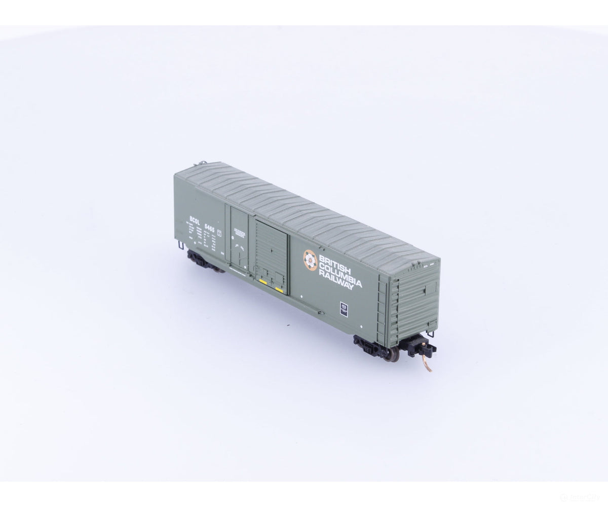 Micro Trains 76050 N 50’ Combination Door Boxcar #3 British Columbia Railway (BCOL) 5465 #3 - Freight Cars