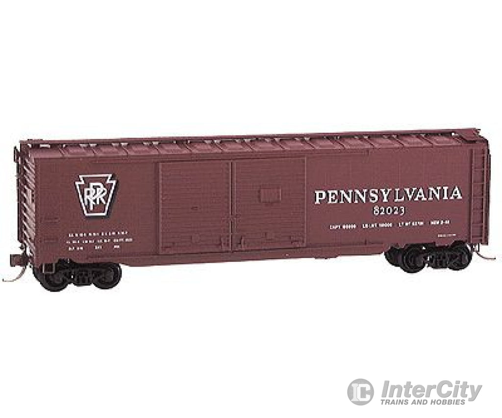 Micro Trains 78010 N Scale Prr 50 Auto Box Car Pennsylvania 82023 Freight Cars