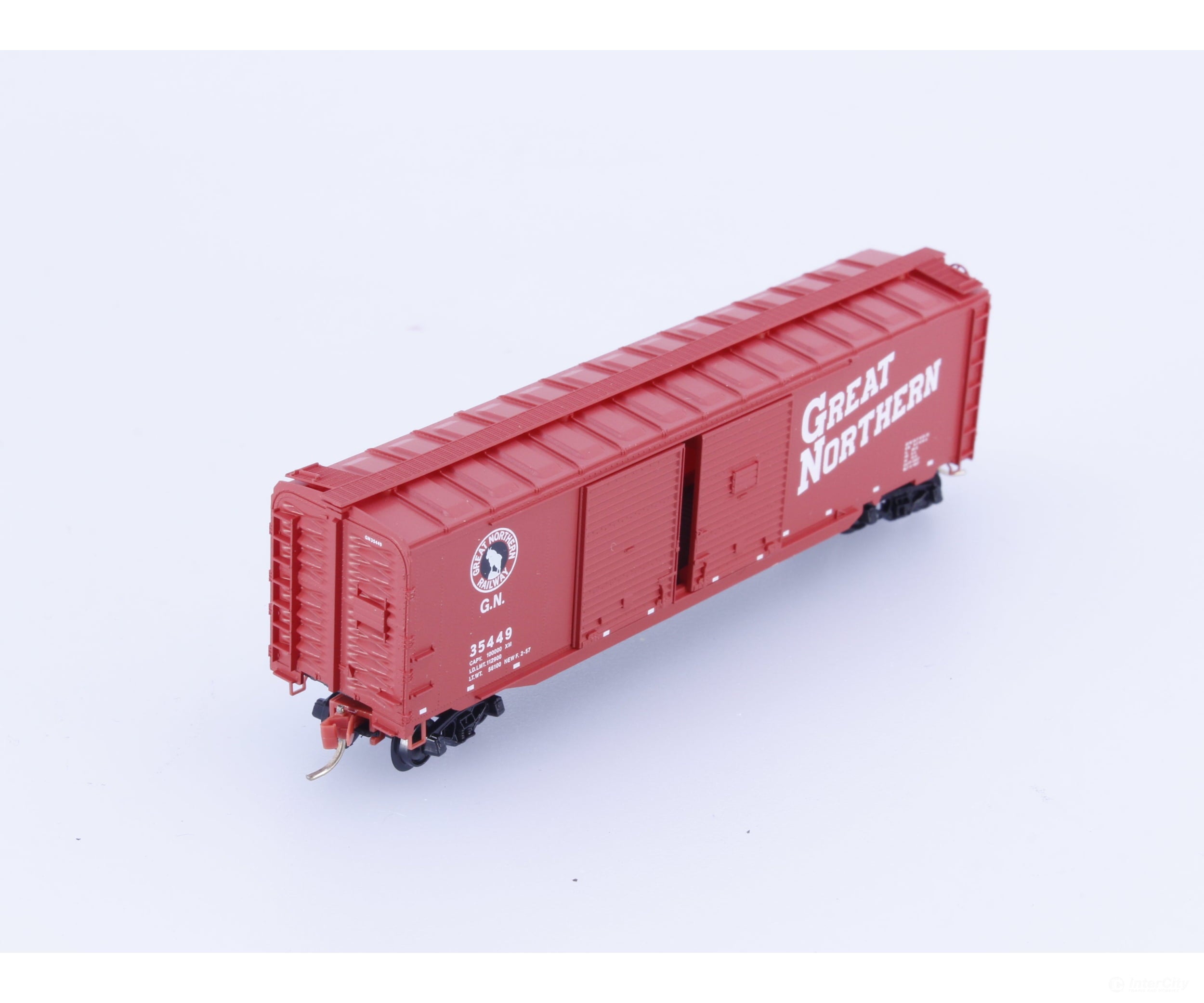 Micro Trains 78020 N 50’ Double Boor Automobile Boxcar Great Northern (GN) 35449 Freight Cars