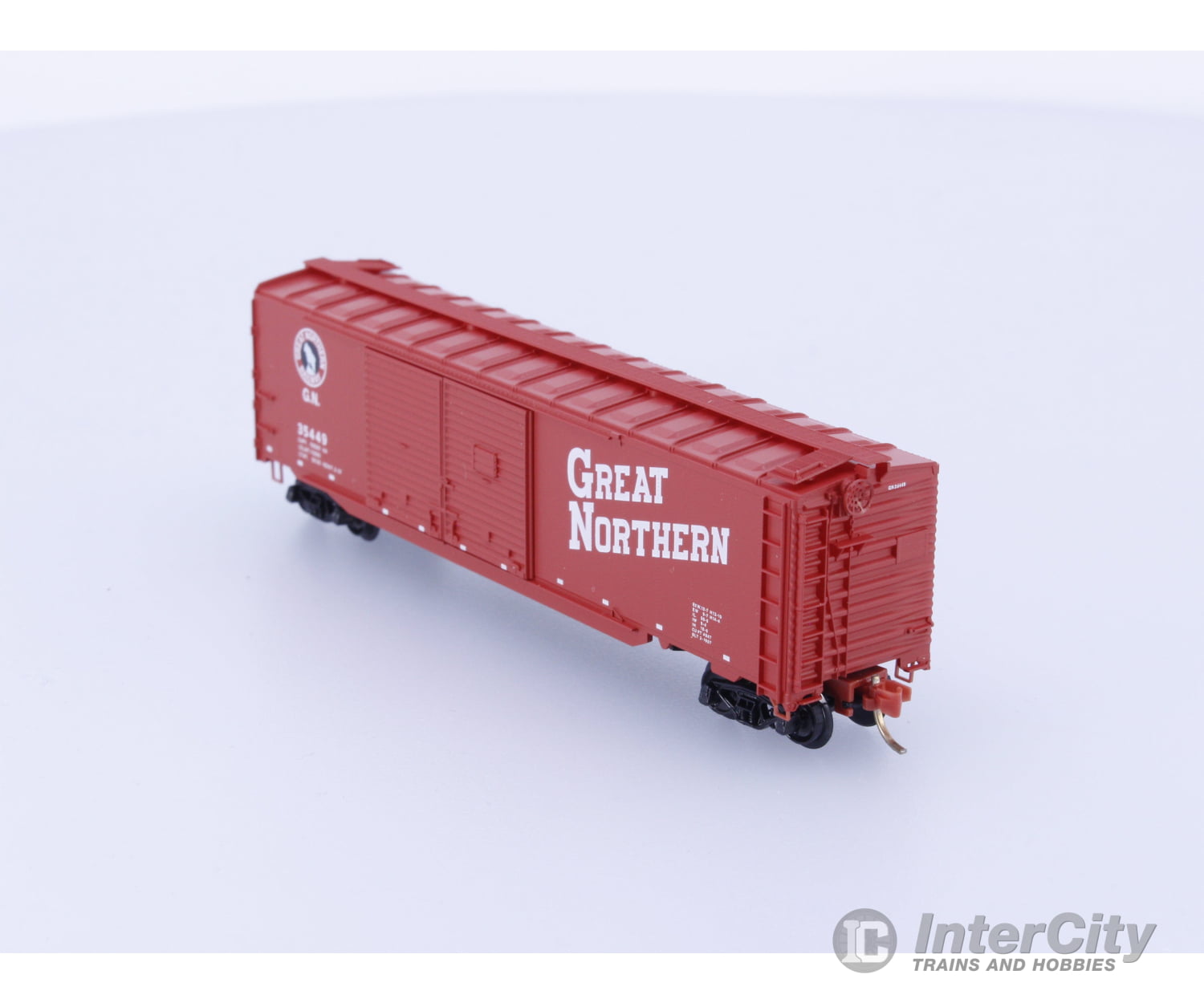 Micro Trains 78020 N Boxcar 50’ Steel Double Door Great Northern (GN) 35449 Freight Cars
