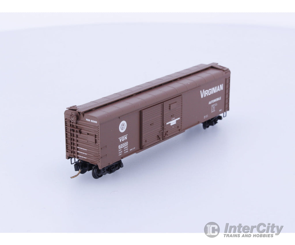 Micro Trains 79050 N Boxcar 50’ Double Sliding Door Wagon Top Roof Virginian 62000 Freight Cars