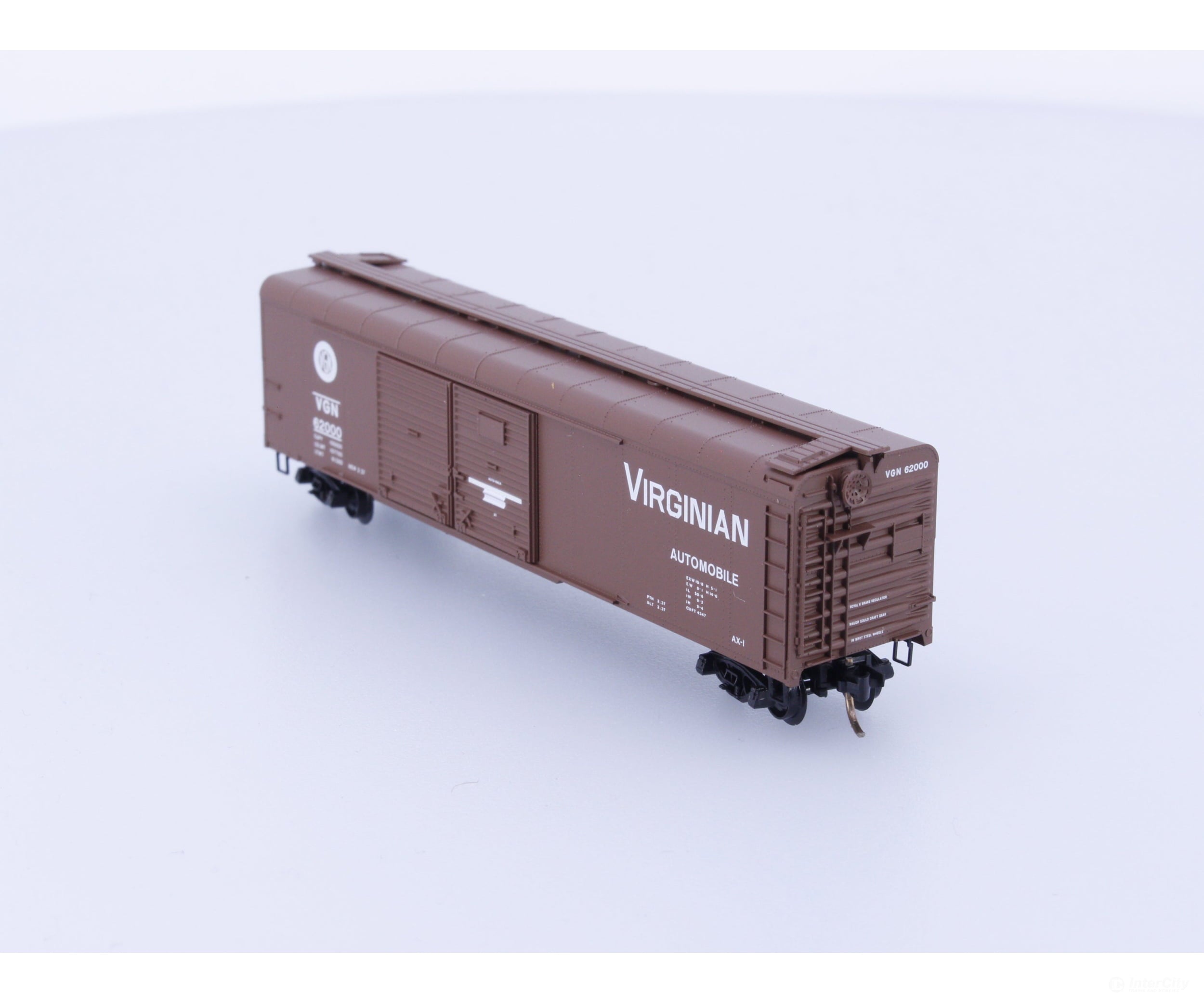 Micro Trains 79050 N Boxcar 50’ Double Sliding Door Wagon Top Roof Virginian 62000 Freight Cars