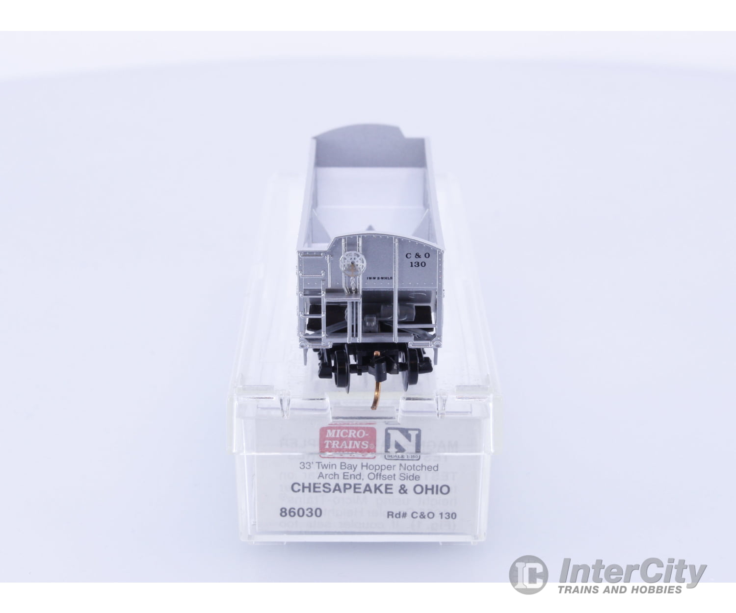 Micro Trains 86030 N 33’ Twin Bay Hopper Offset Sides Chesapeake and Ohio (CO) 130 Freight Cars