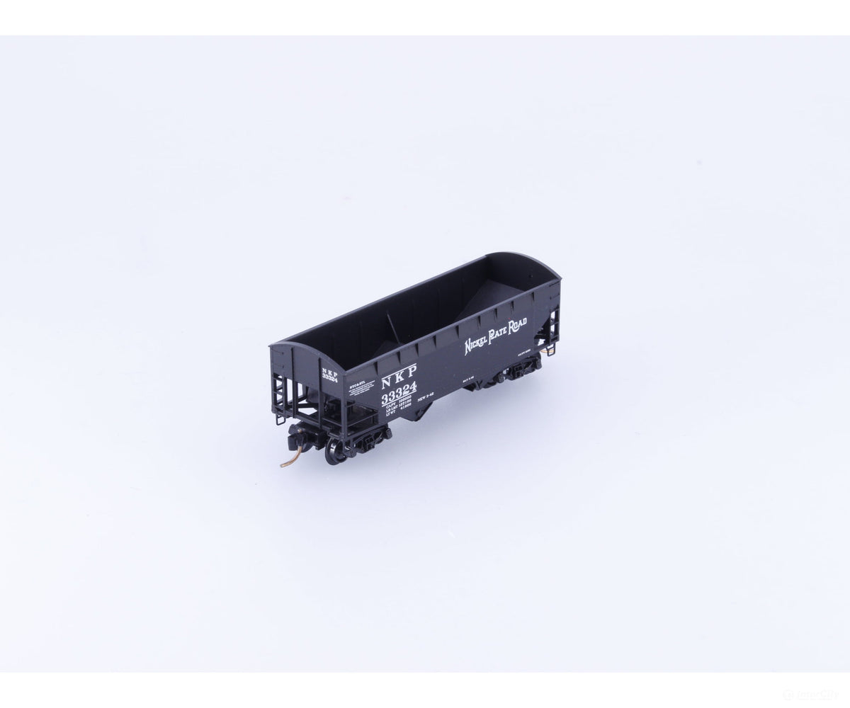 Micro Trains 87020 N 2 bay 33’ Open Hopper Arch End #2 Nickel Plate Road (NKP) 33324 - Freight Cars
