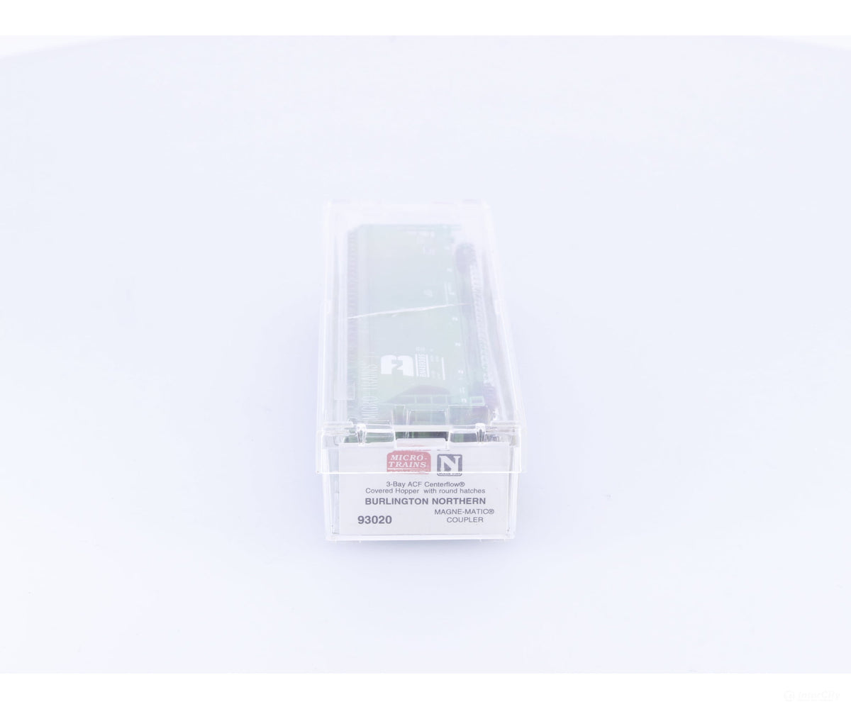 Micro Trains 93020 N 3 Bay ACF Covered Hopper Burlington Northern (BN) 459385 - Freight Cars