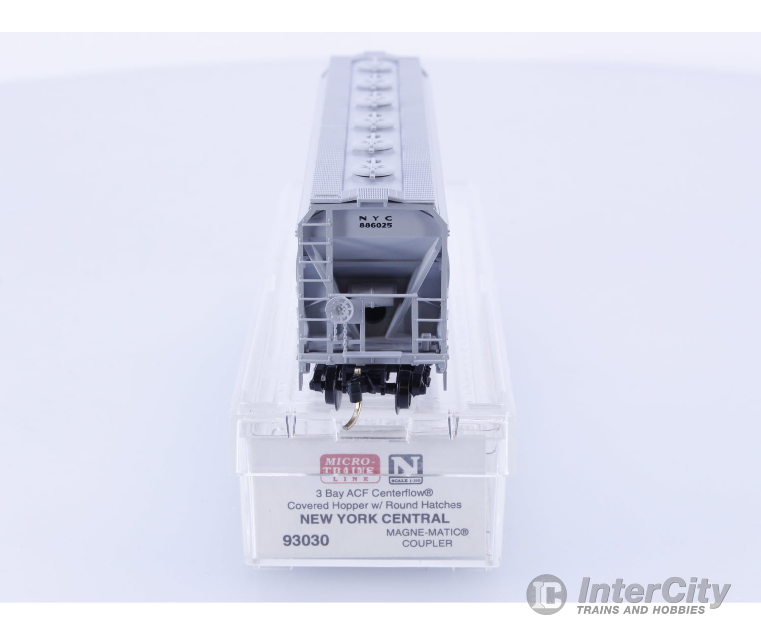 Micro Trains 93030 N Covered Hopper 3-Bay ACF 4650 New York Central (NYC) 886025 Freight Cars