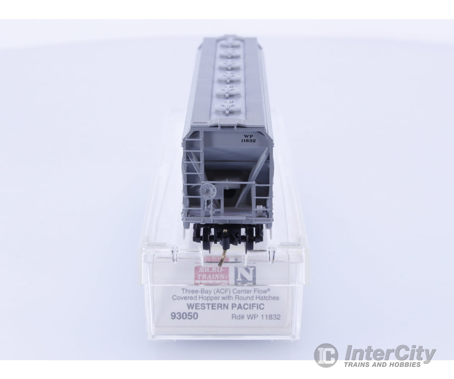 Micro Trains 93050 N Covered Hopper 3-Bay ACF 4650 Western Pacific (WP) 11832 Freight Cars