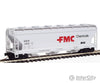 Micro Trains 93080 Mtl Food Machinery Corp (Fmc) Ssix 1059 3 Bay Covered Hopper Freight Cars