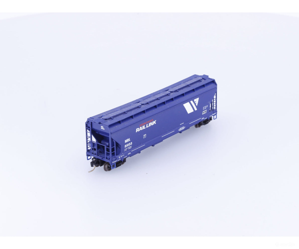 Micro Trains 94080 N 3 Bay ACF Covered Hopper Montana Rail Link (MRL) 51033 - Freight Cars
