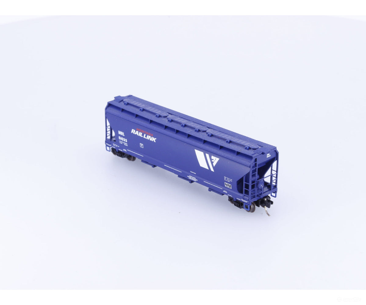 Micro Trains 94080 N 3 Bay ACF Covered Hopper Montana Rail Link (MRL) 51033 - Freight Cars
