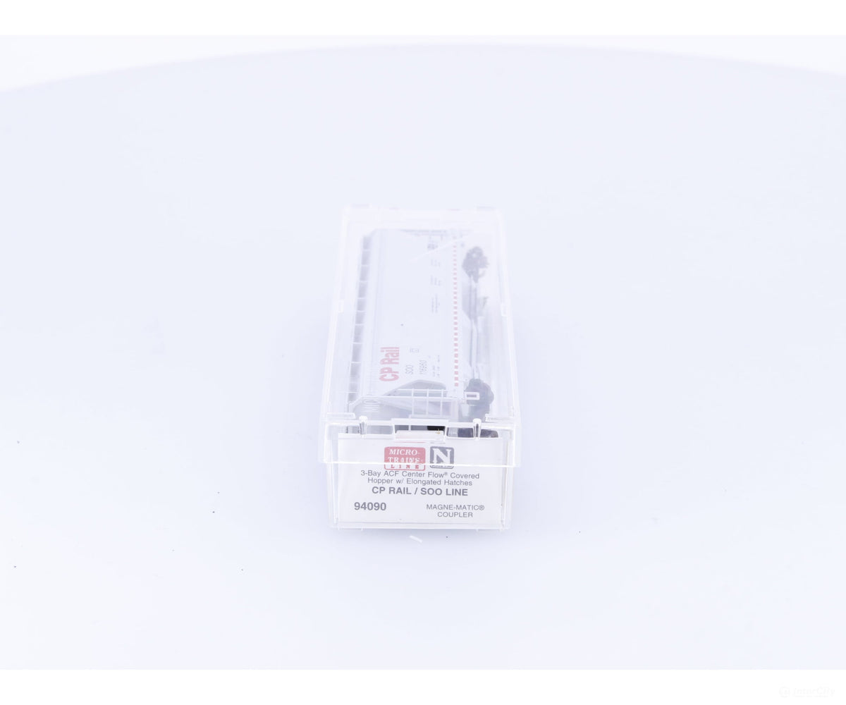 Micro Trains 94090 N 3 Bay ACF Covered Hopper (SOO) Canadian Pacific (CP) 116960 (#2) - Freight Cars